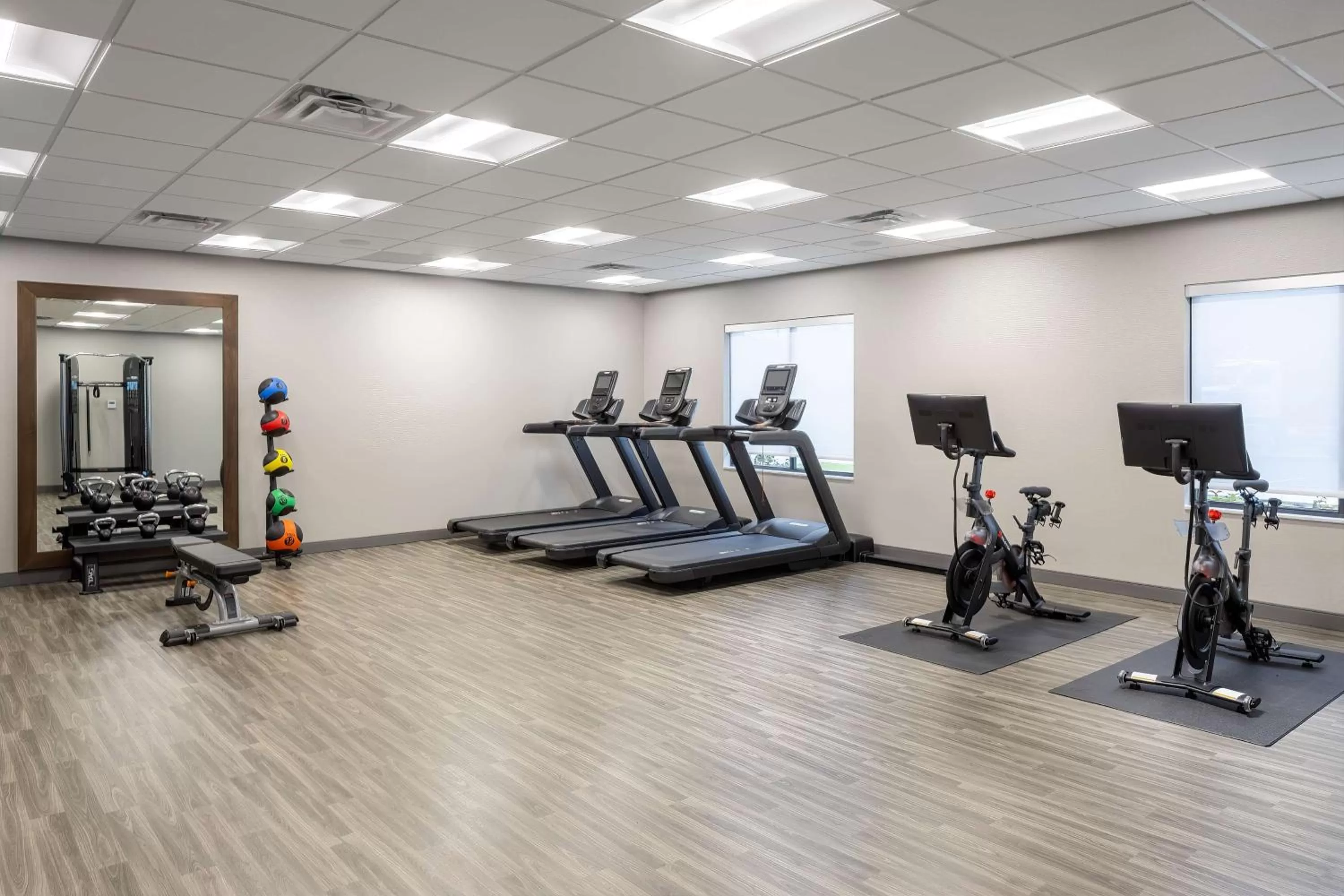 Fitness centre/facilities in Hampton Inn Hornell