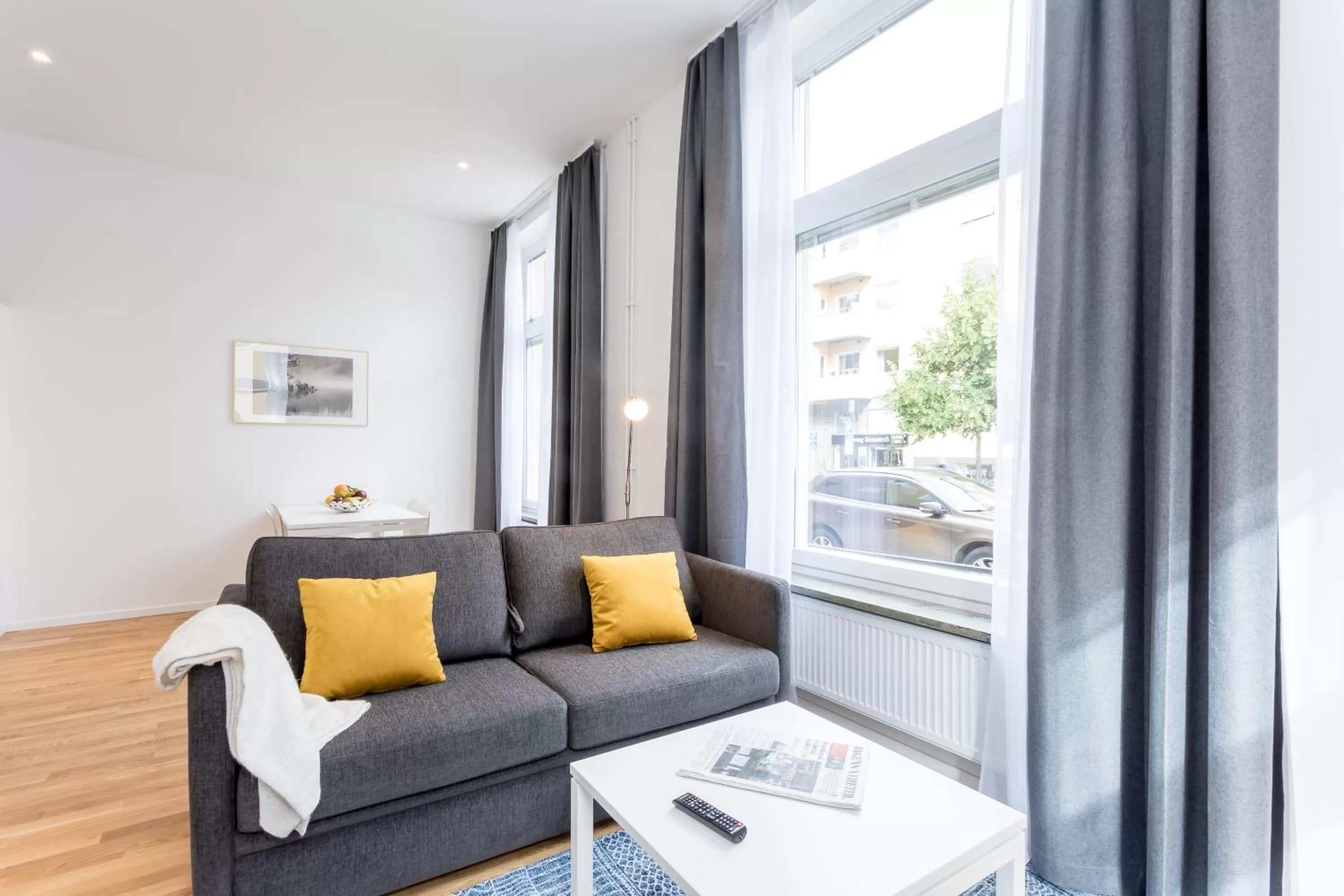 Seating area in ApartDirect Sundbyberg