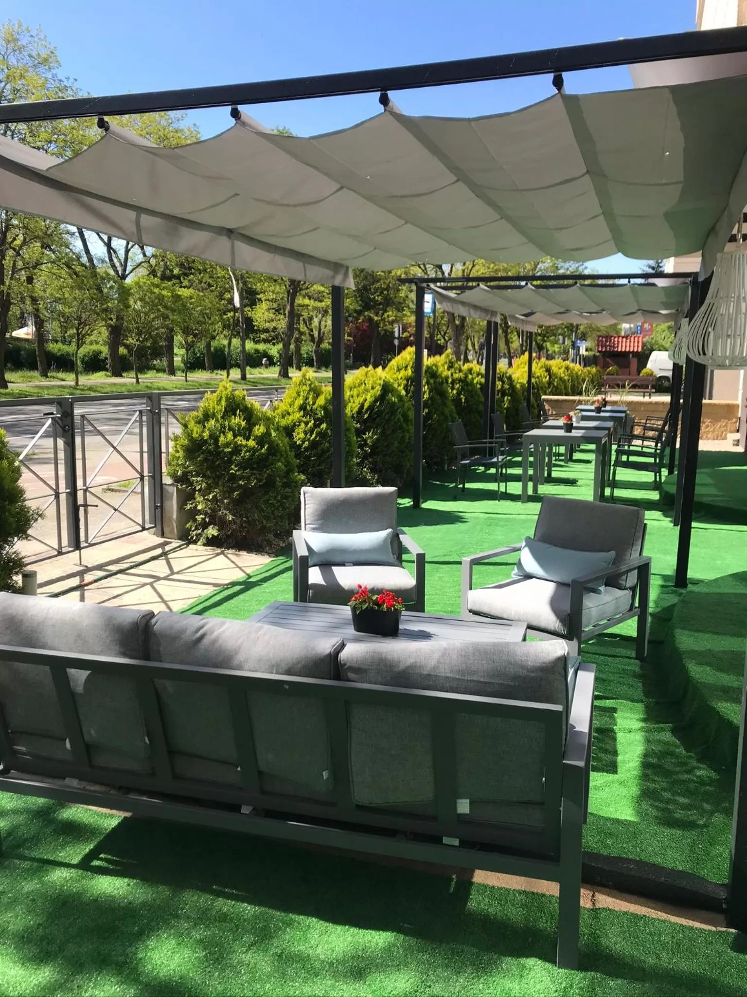 Garden in Hotel Falko