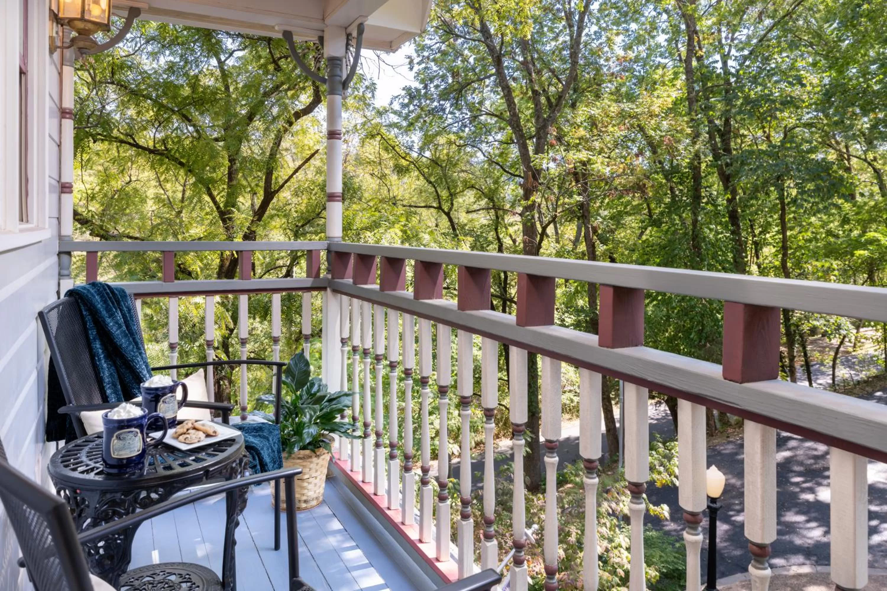 View (from property/room), Balcony/Terrace in Arsenic and Old Lace Bed & Breakfast Inn