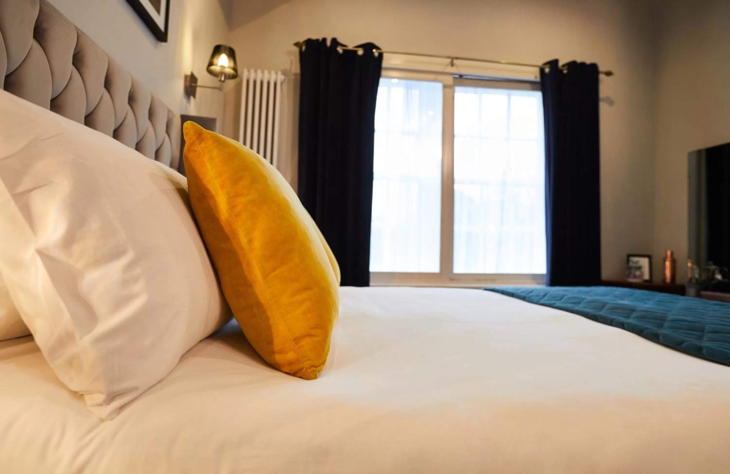 Decorative detail, Bed in The Lawrence