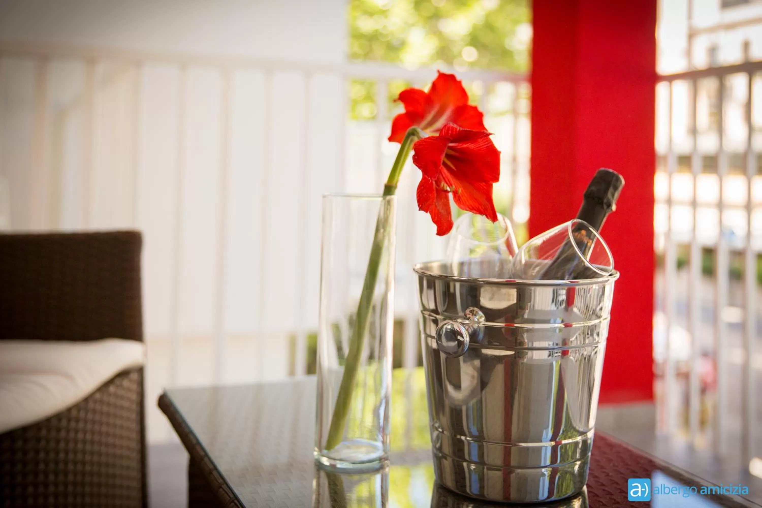 Decorative detail in Hotel Amicizia