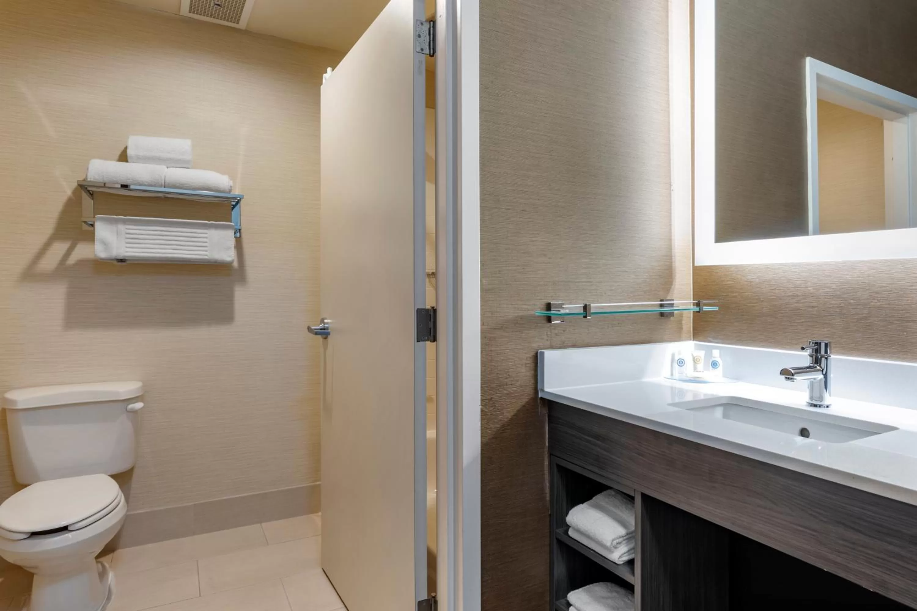 Shower in Comfort Inn & Suites North Dallas-Addison
