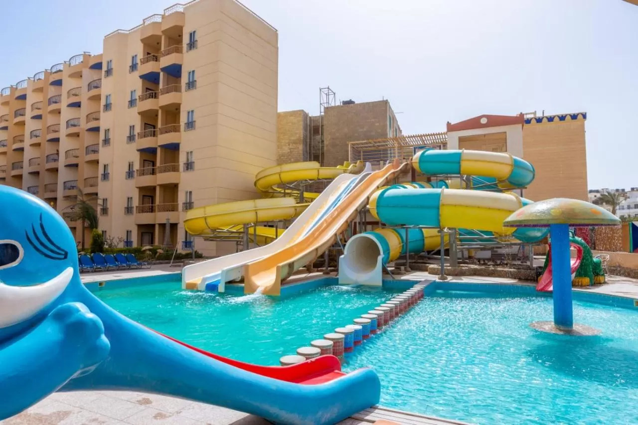 Aqua park in King Tut Aqua Park Beach Resort