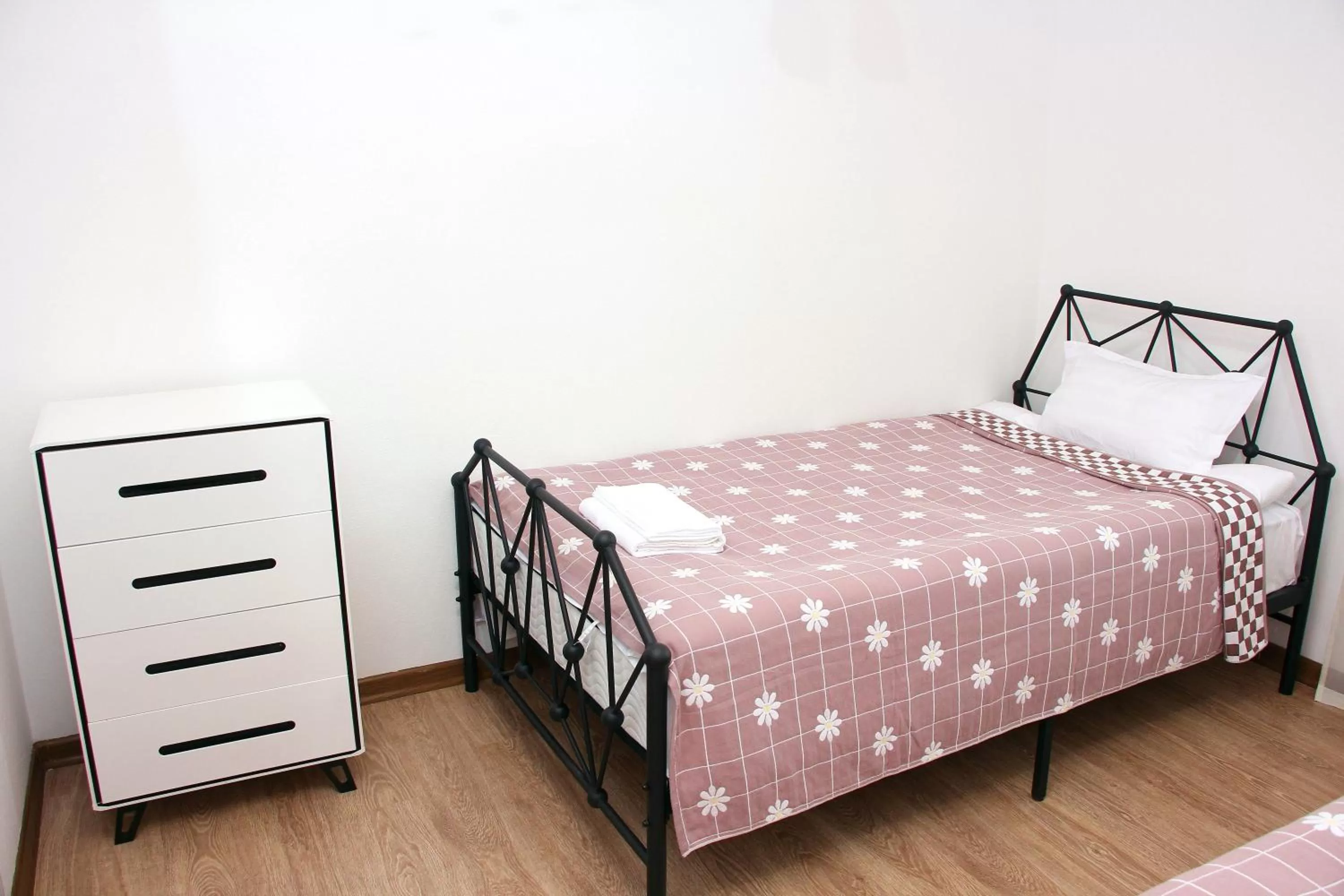 Bed in Zhaylau Hotel