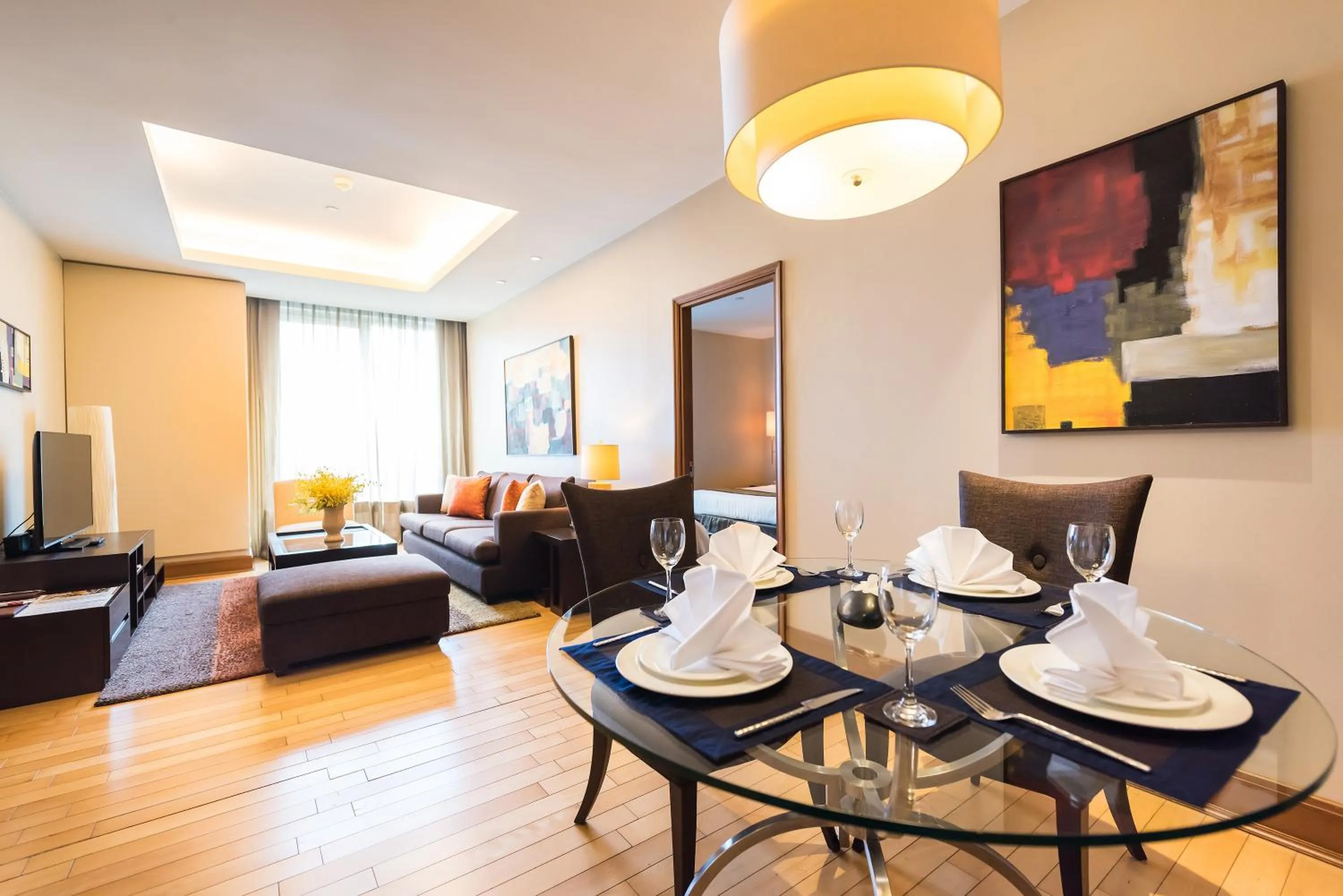 Dining area in Ascott Sathorn Bangkok