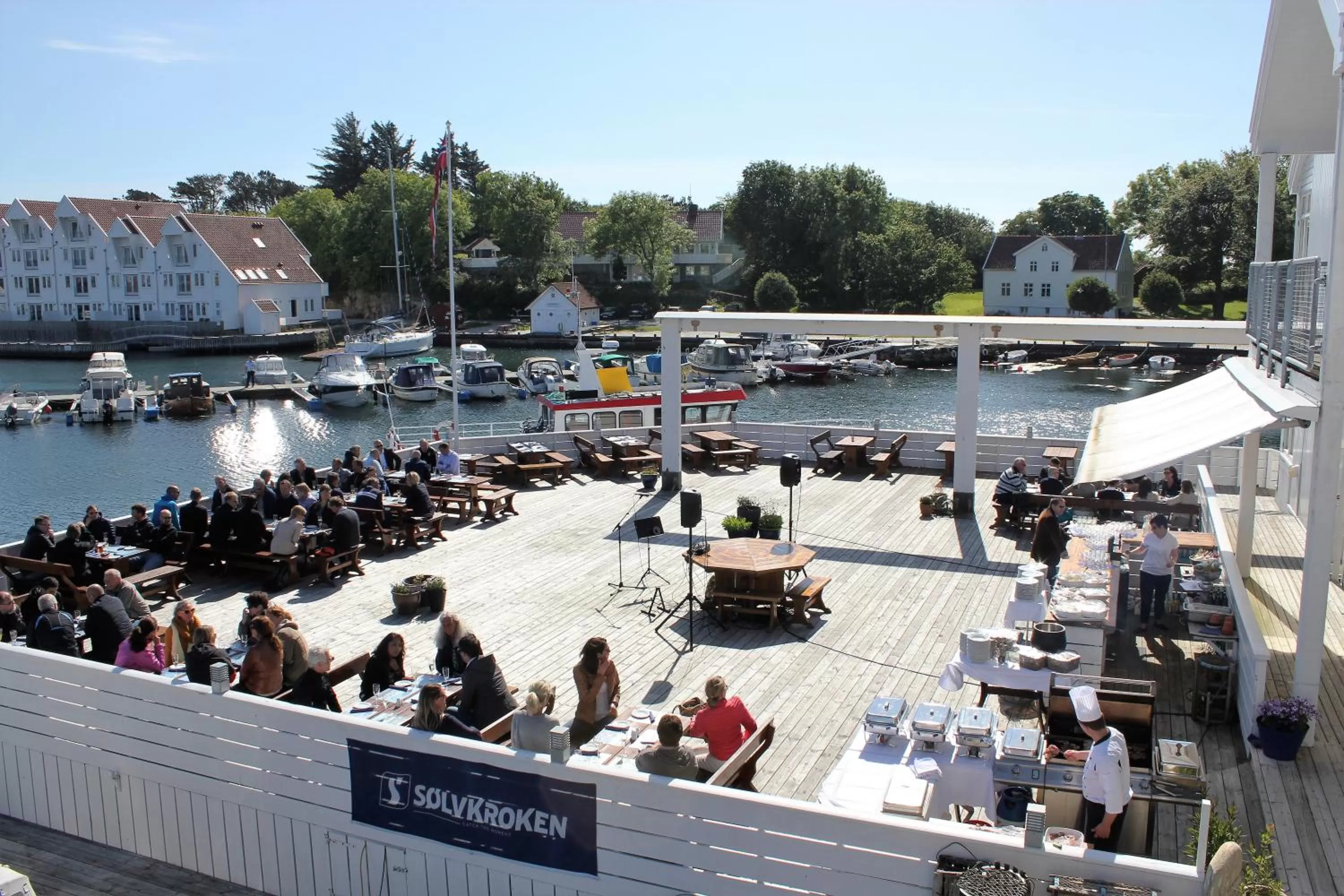 Balcony/Terrace in Hummeren Hotel