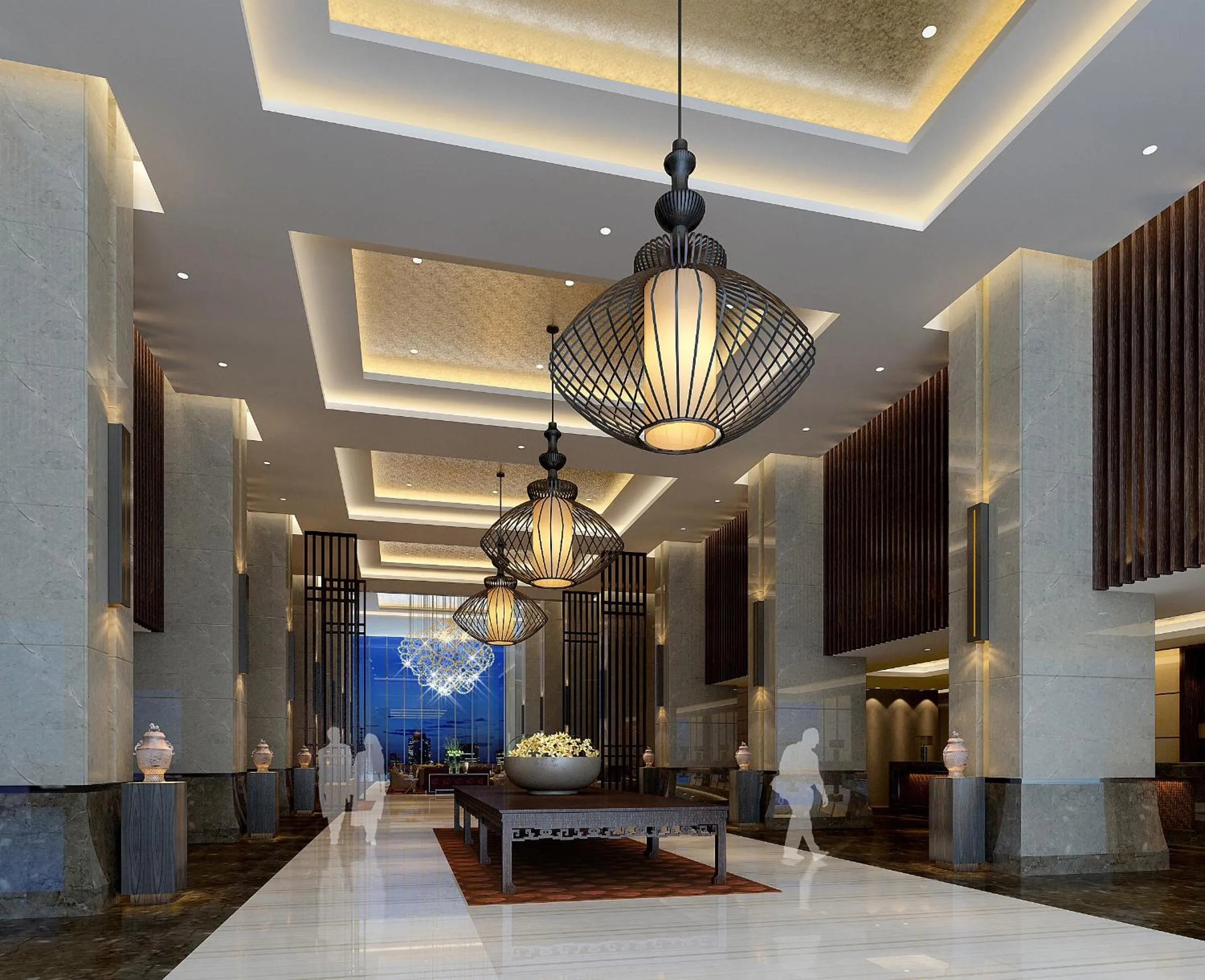 Lobby or reception in Crowne Plaza Xuzhou Dalong Lake by IHG
