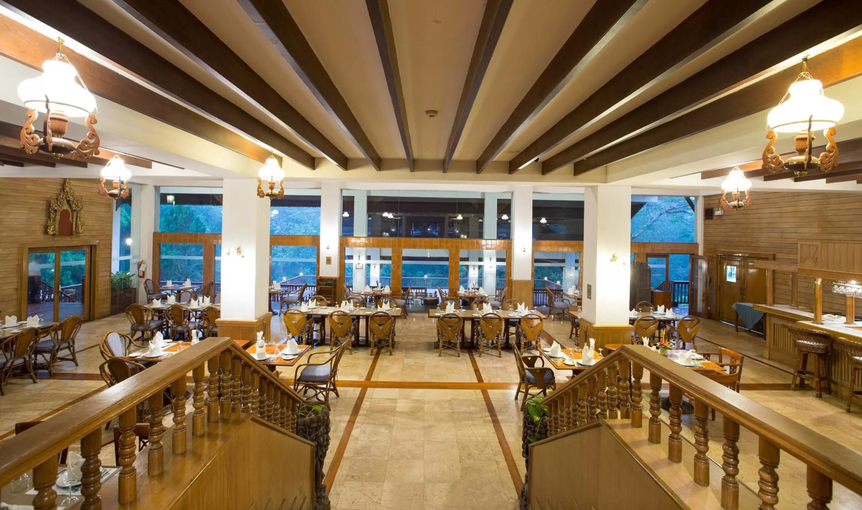 Dining area in The Imperial Mae Hong Son Resort