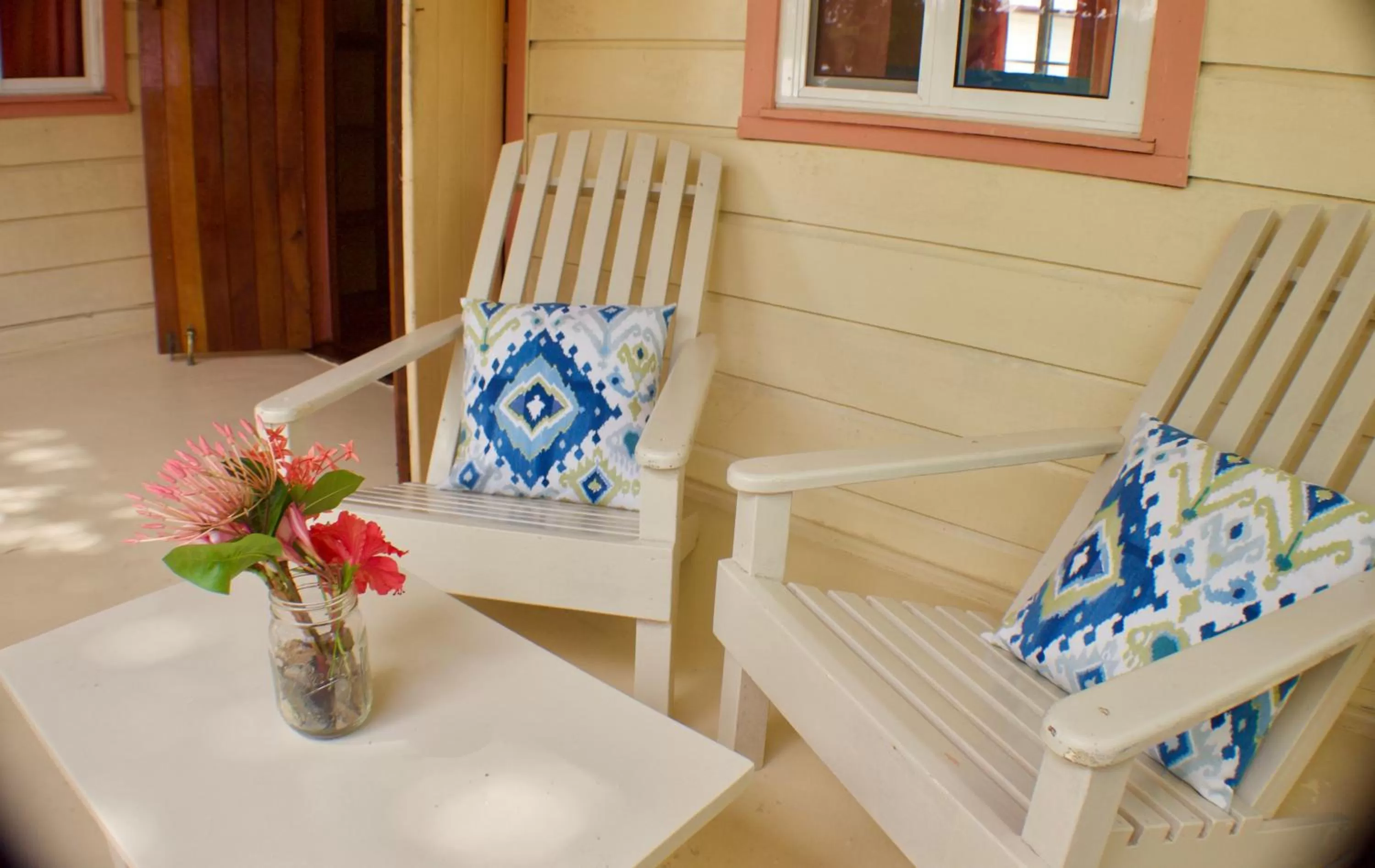 Patio in Placencia Villas