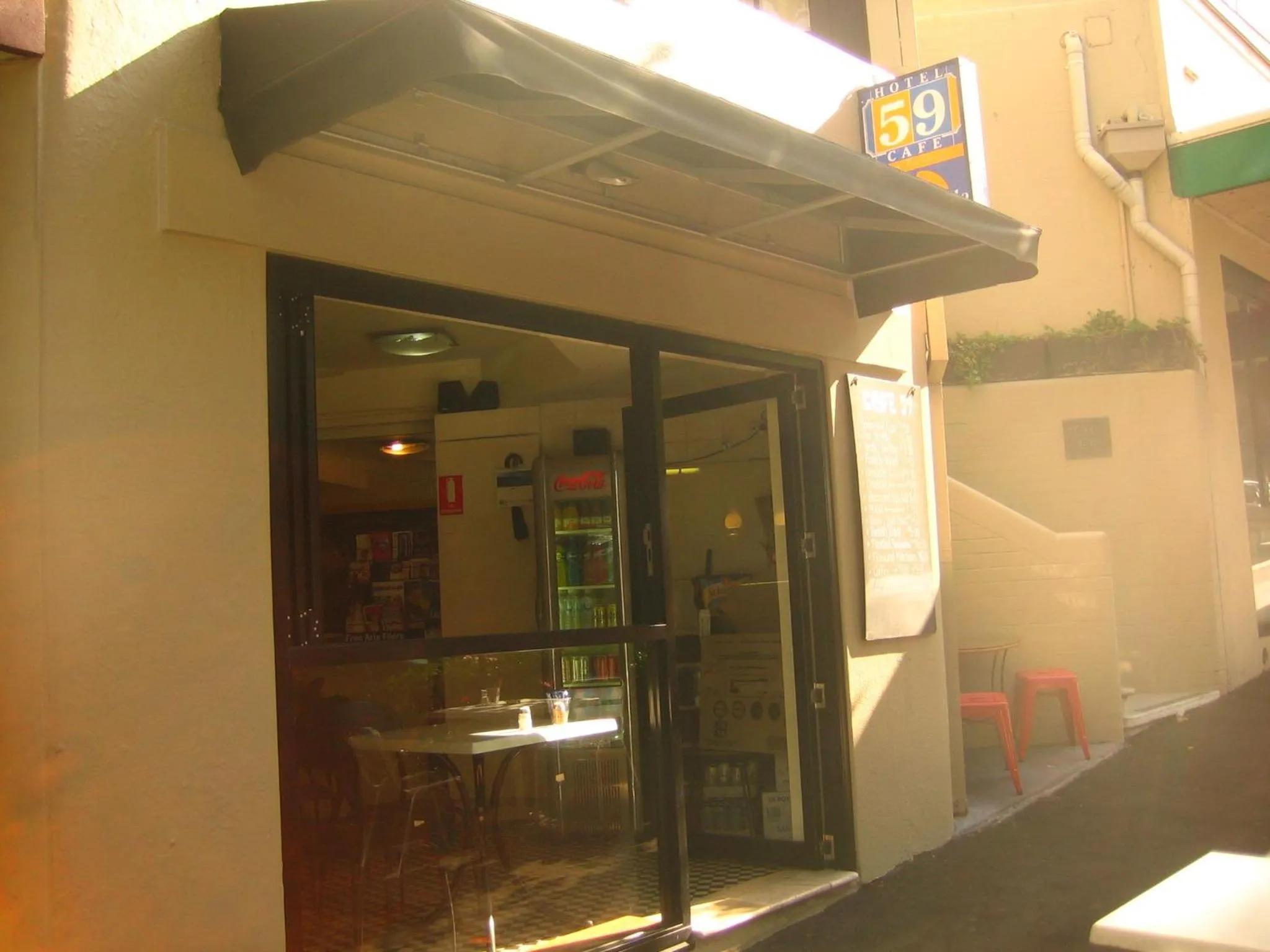 Facade/entrance in Hotel 59 Sydney
