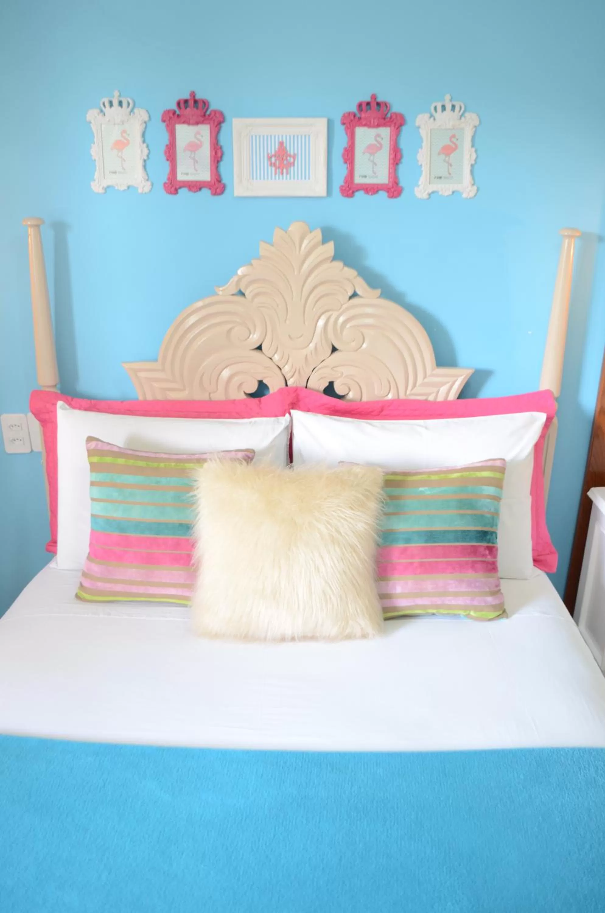 Bed in La Maison Brasiliana B&B