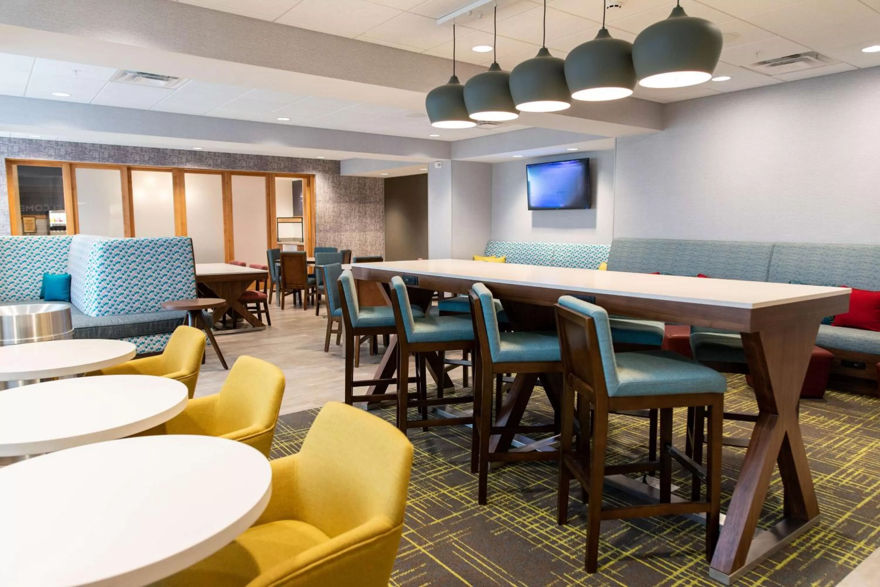 Lobby or reception in Hampton Inn Paris IL, IL