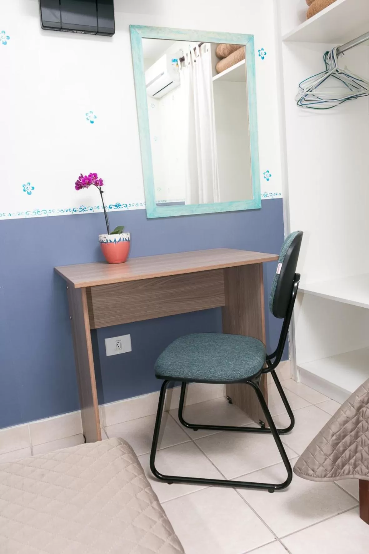 Bedroom in Hotel Residenza - 400m do inicio da Av Paulista e Metrô Paraiso