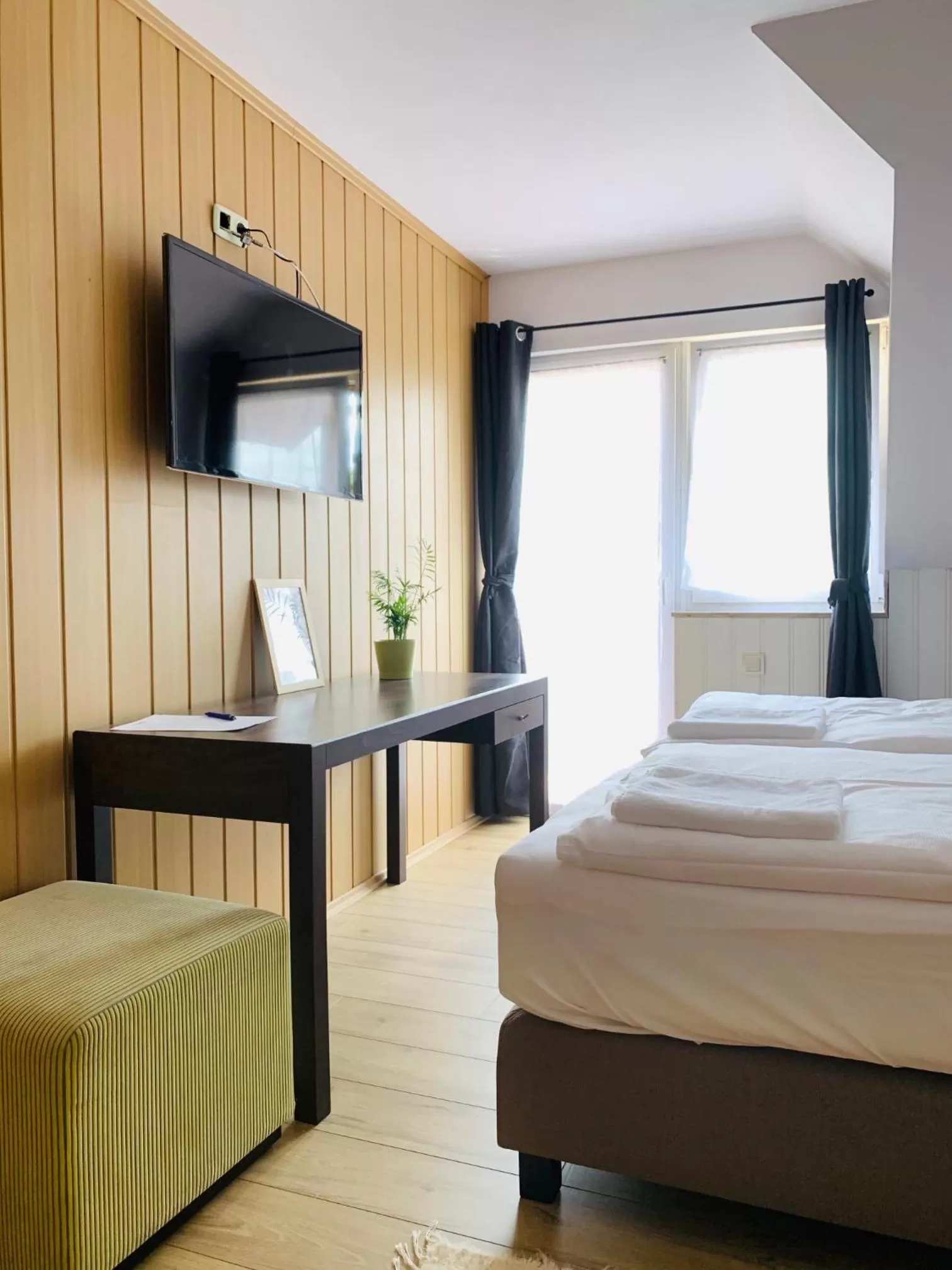 Bed in Egria Apartments