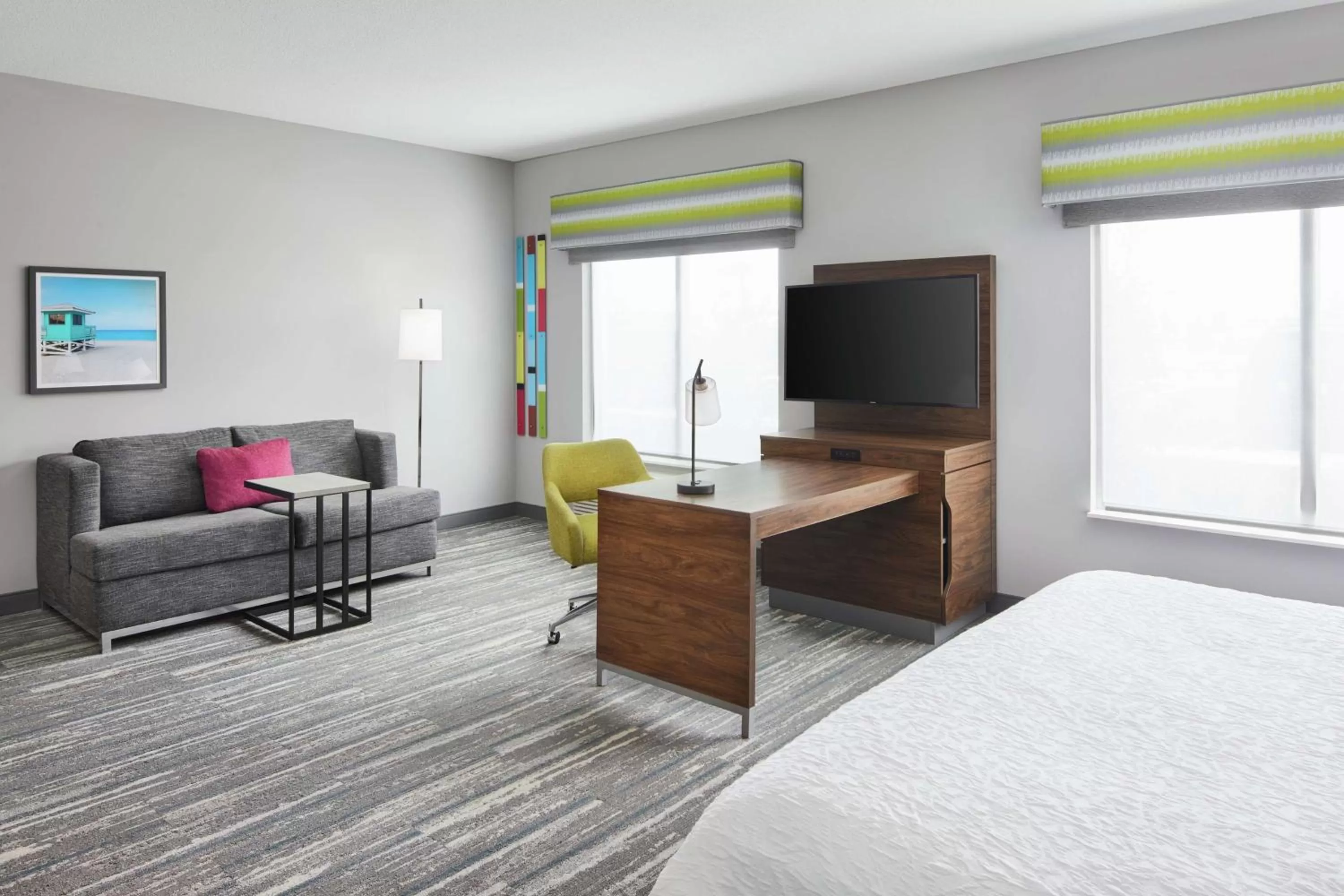 Bedroom, Bed in Hampton Inn Odessa Trinity