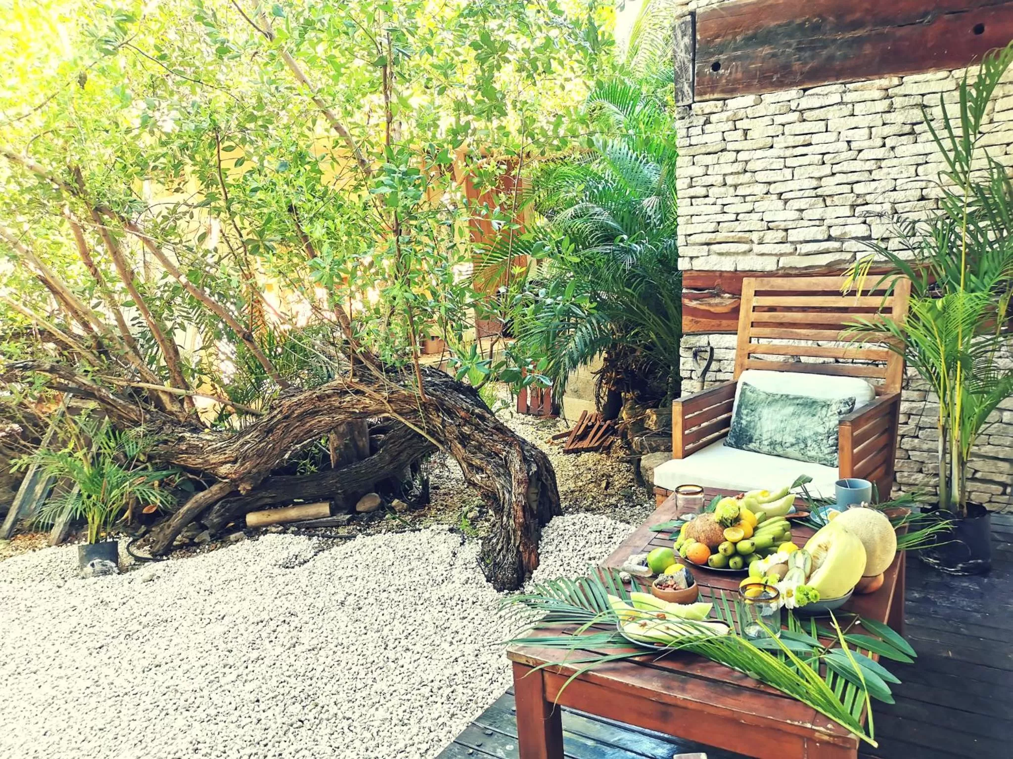 Patio in Suites Tulum