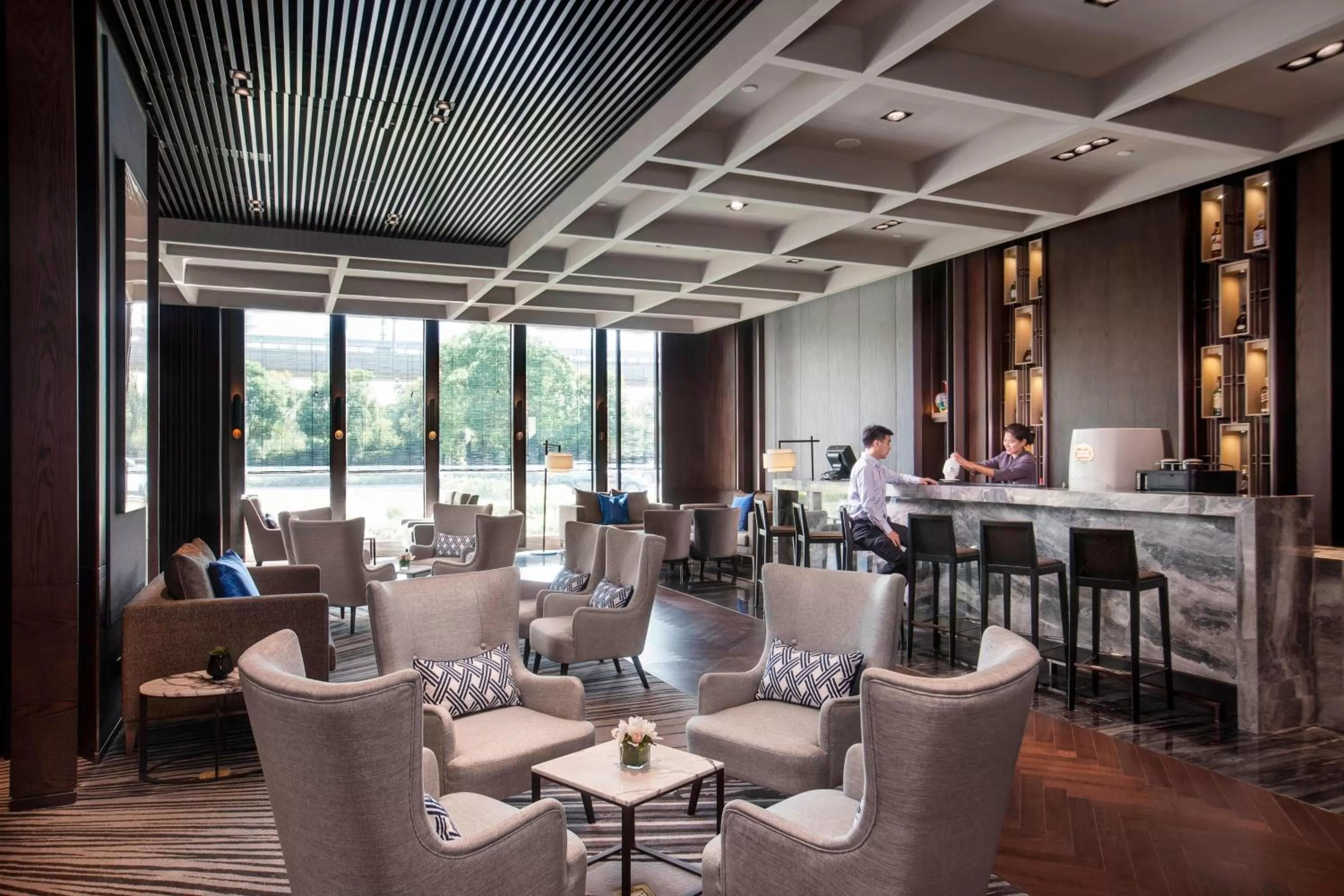 Lounge or bar in Courtyard by Marriott Shanghai International Tourism and Resorts Zone