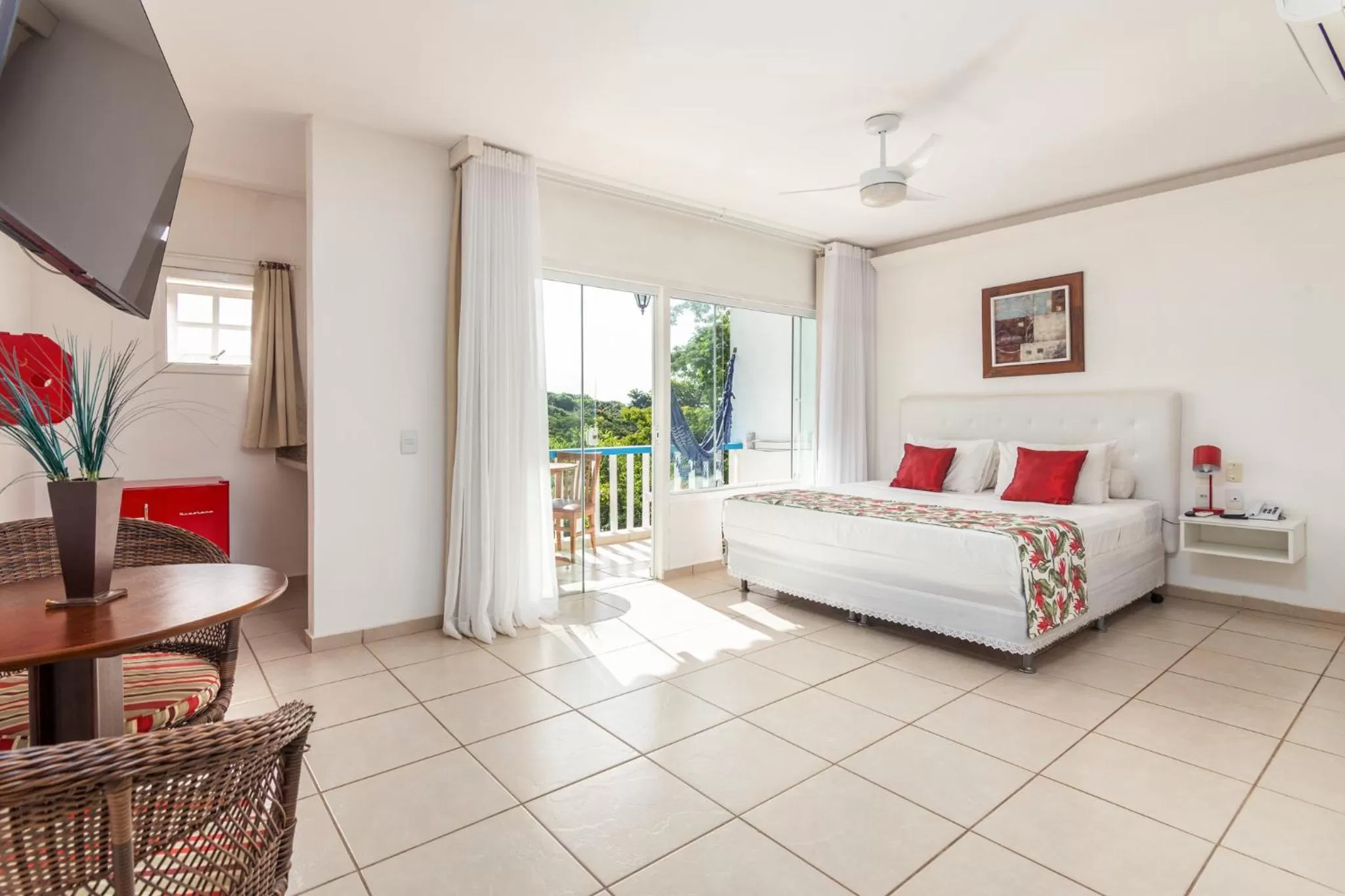 Bed in Hotel Miratlantico Búzios