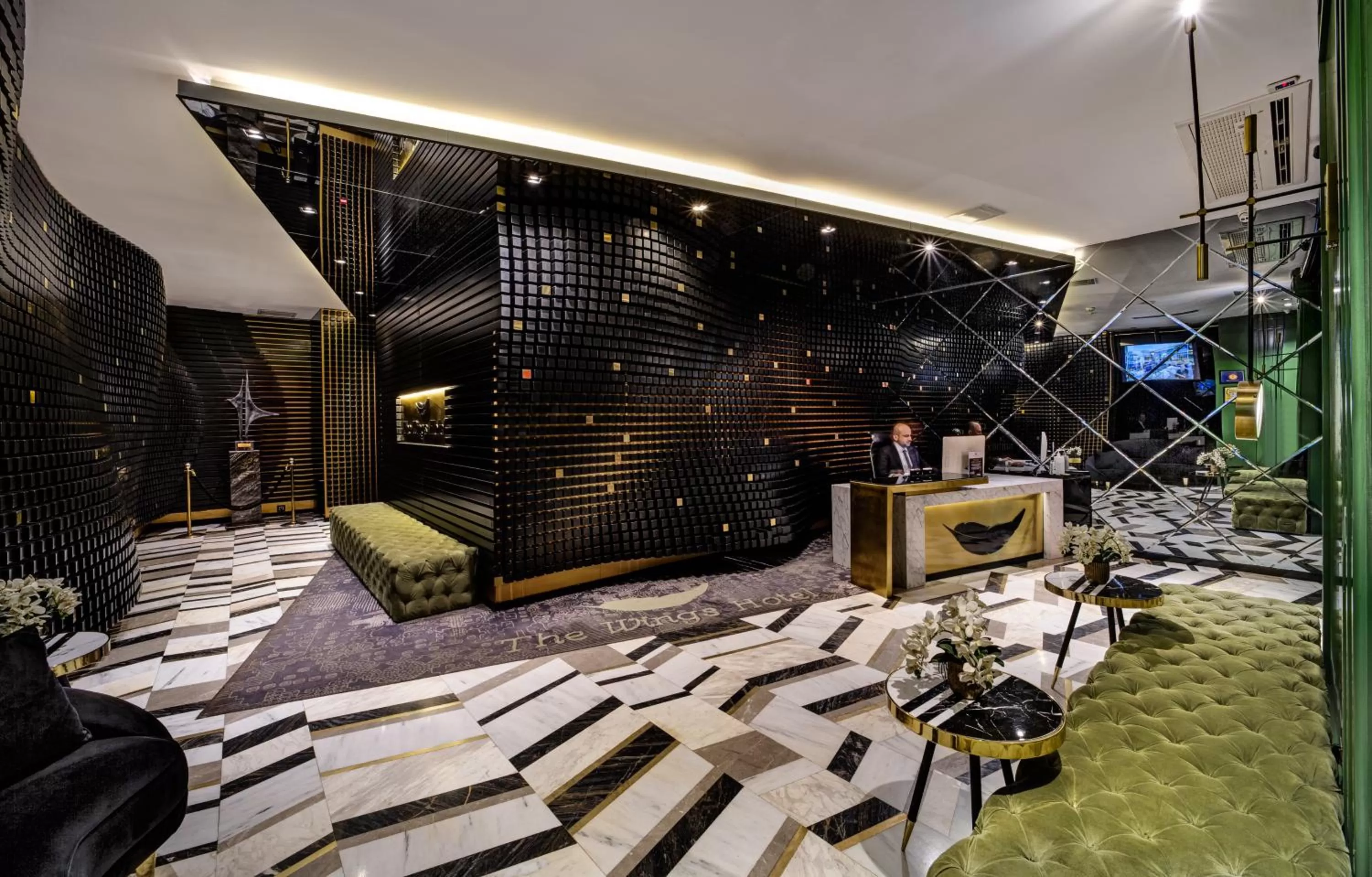 Lobby or reception in The Wings Hotel Istanbul