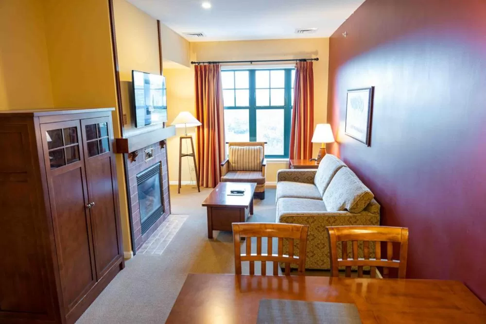 Living room in The Appalachian at Mountain Creek