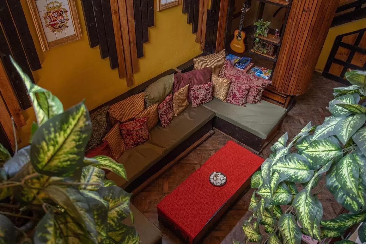 Seating area in Casa Bonita Hotel y Hostal