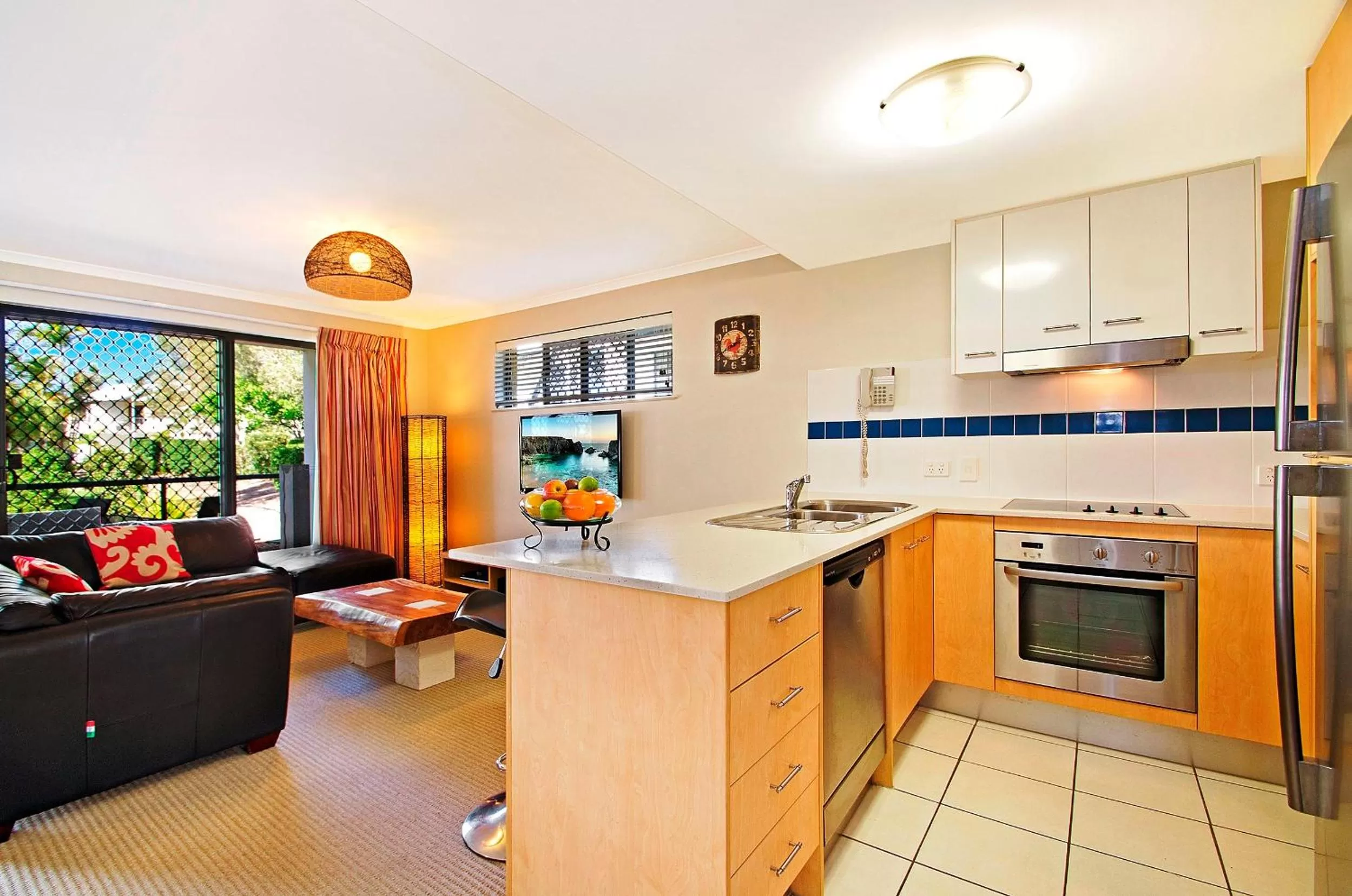 Kitchen or kitchenette in Ivory Palms Resort Noosa