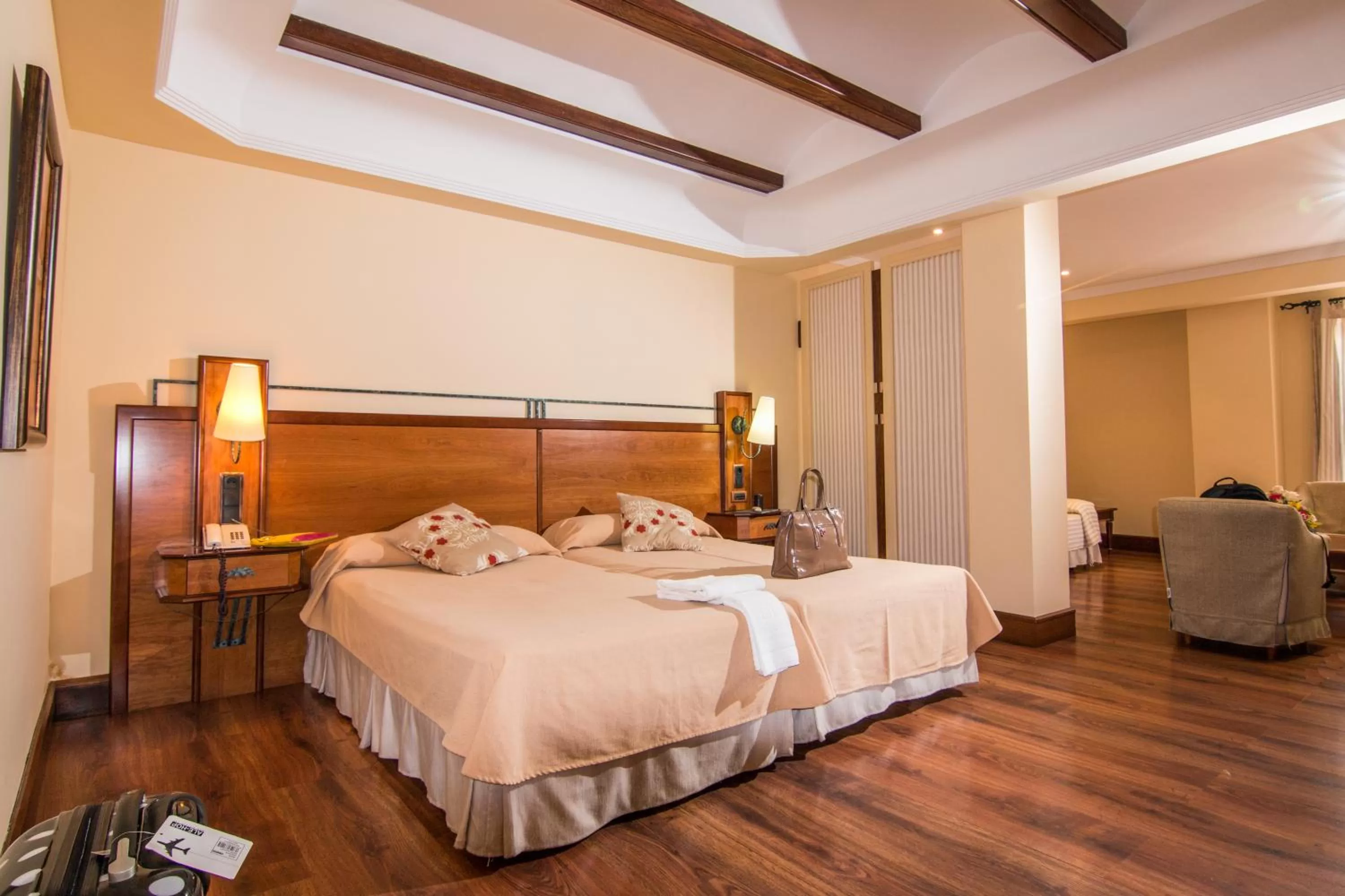 Bedroom, Bed in Hotel Abades Guadix
