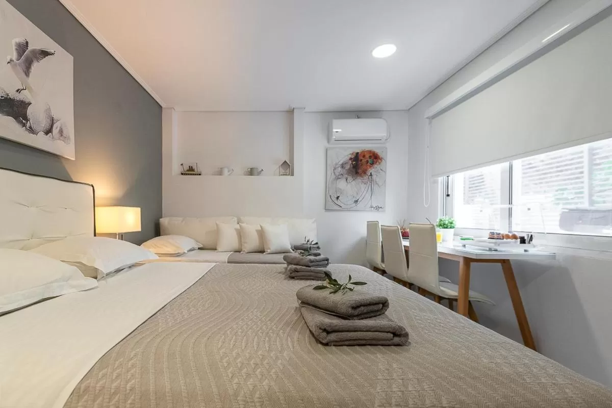 Bed in Comfort Stay Athens Airport Hotel - FREE shuttle from and to the airport