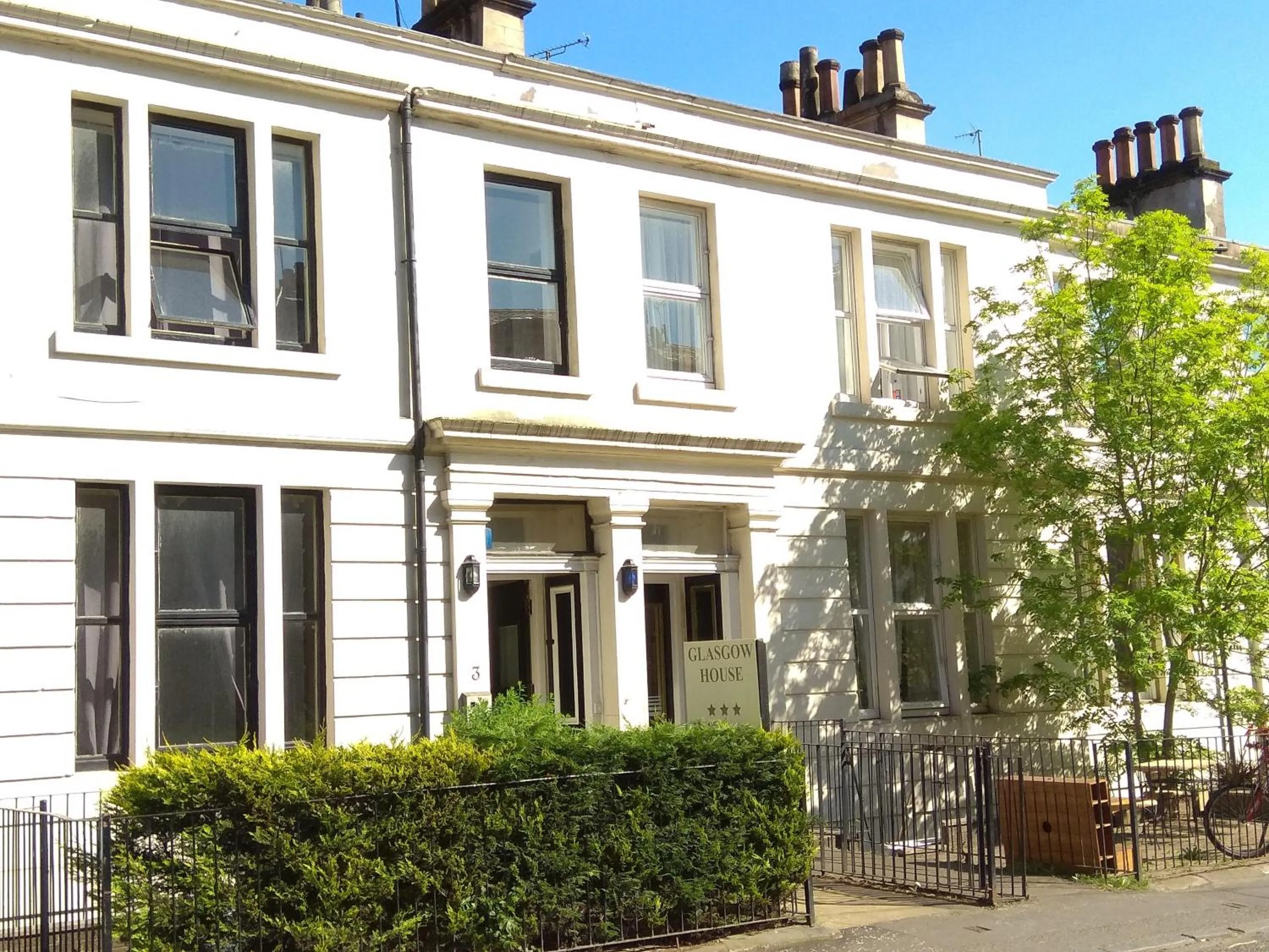Facade/entrance in Glasgow House