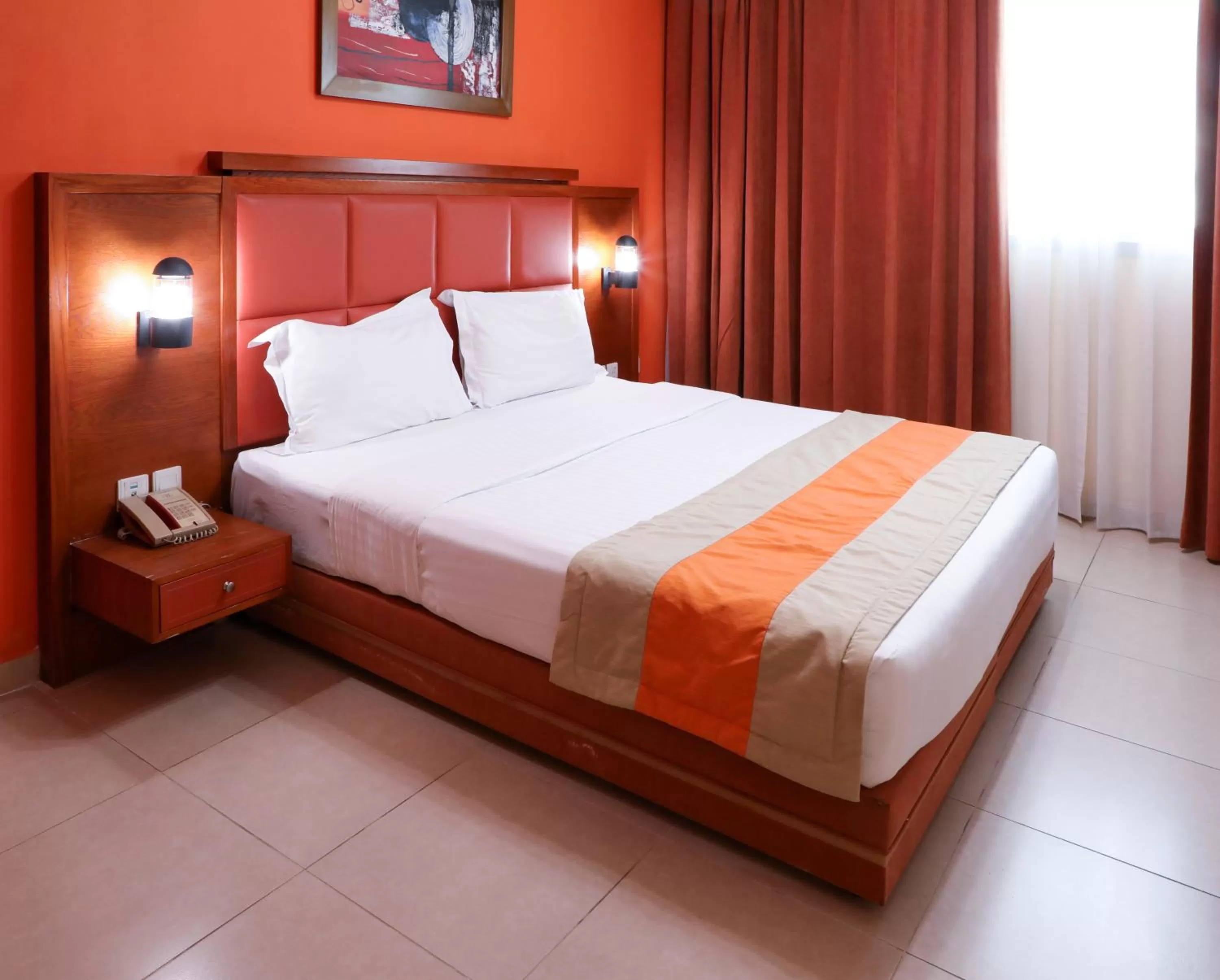 Bed in Wescott Plaza Hotel Apartments LLC Formerly West Zone Plaza Hotel Apts