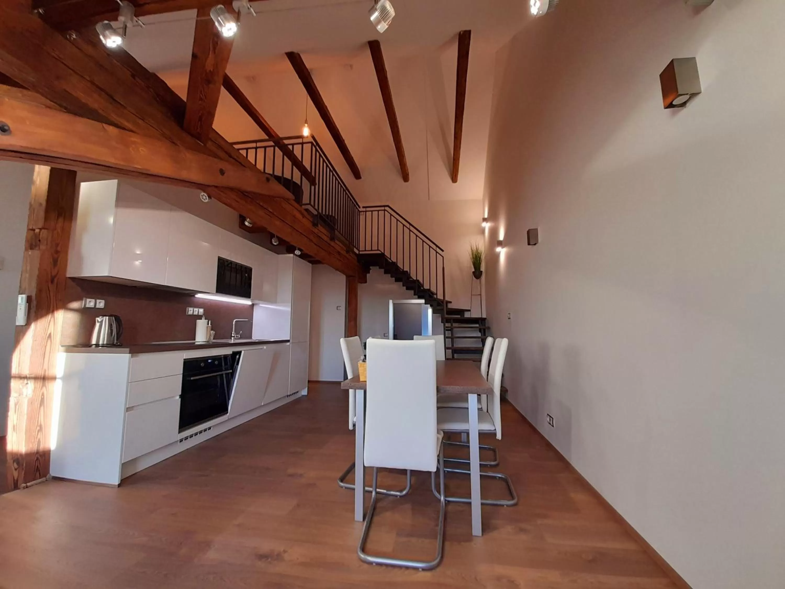 Kitchen or kitchenette in Residence Mariánská