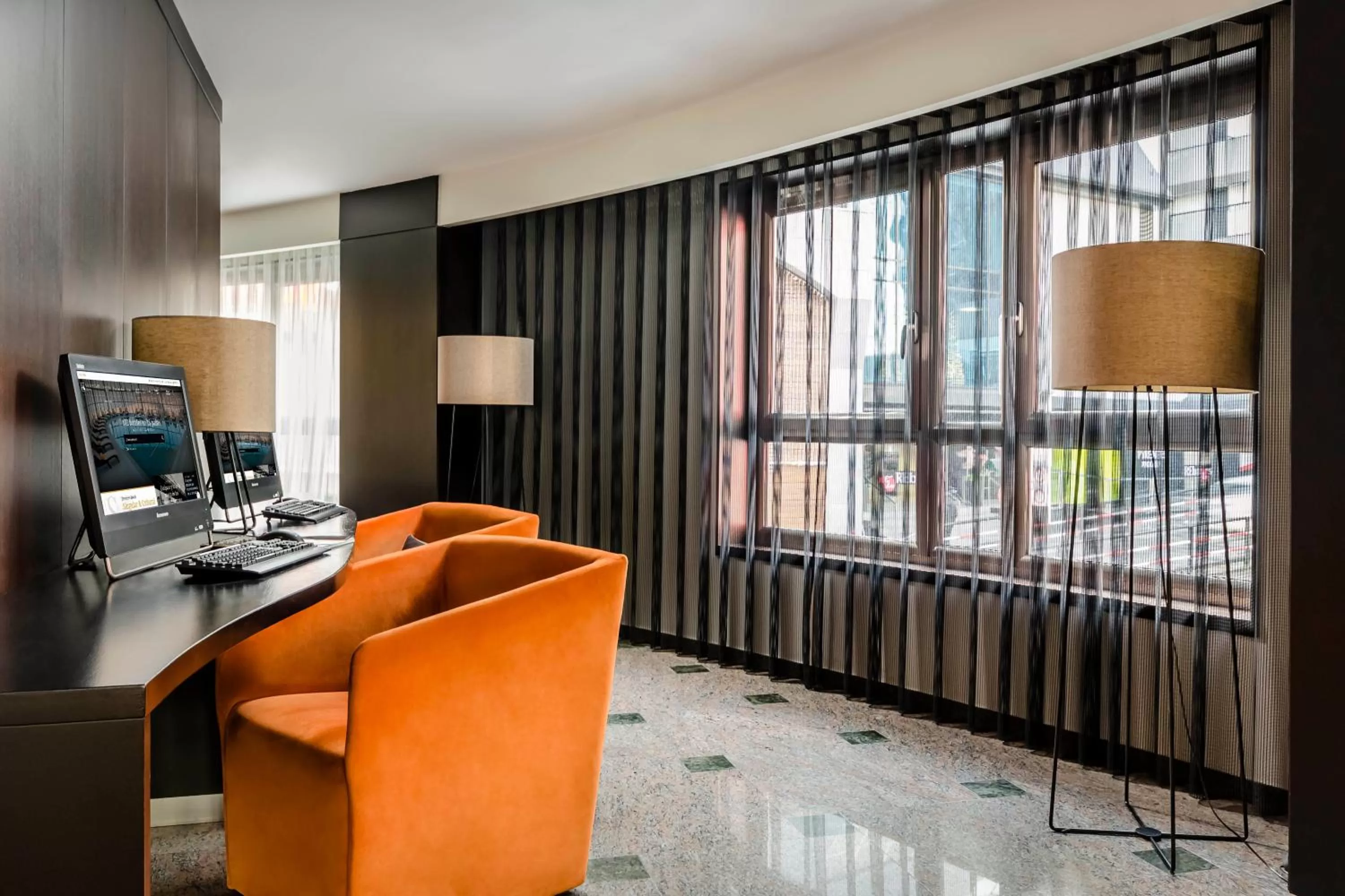 Seating area in Eurostars Andorra