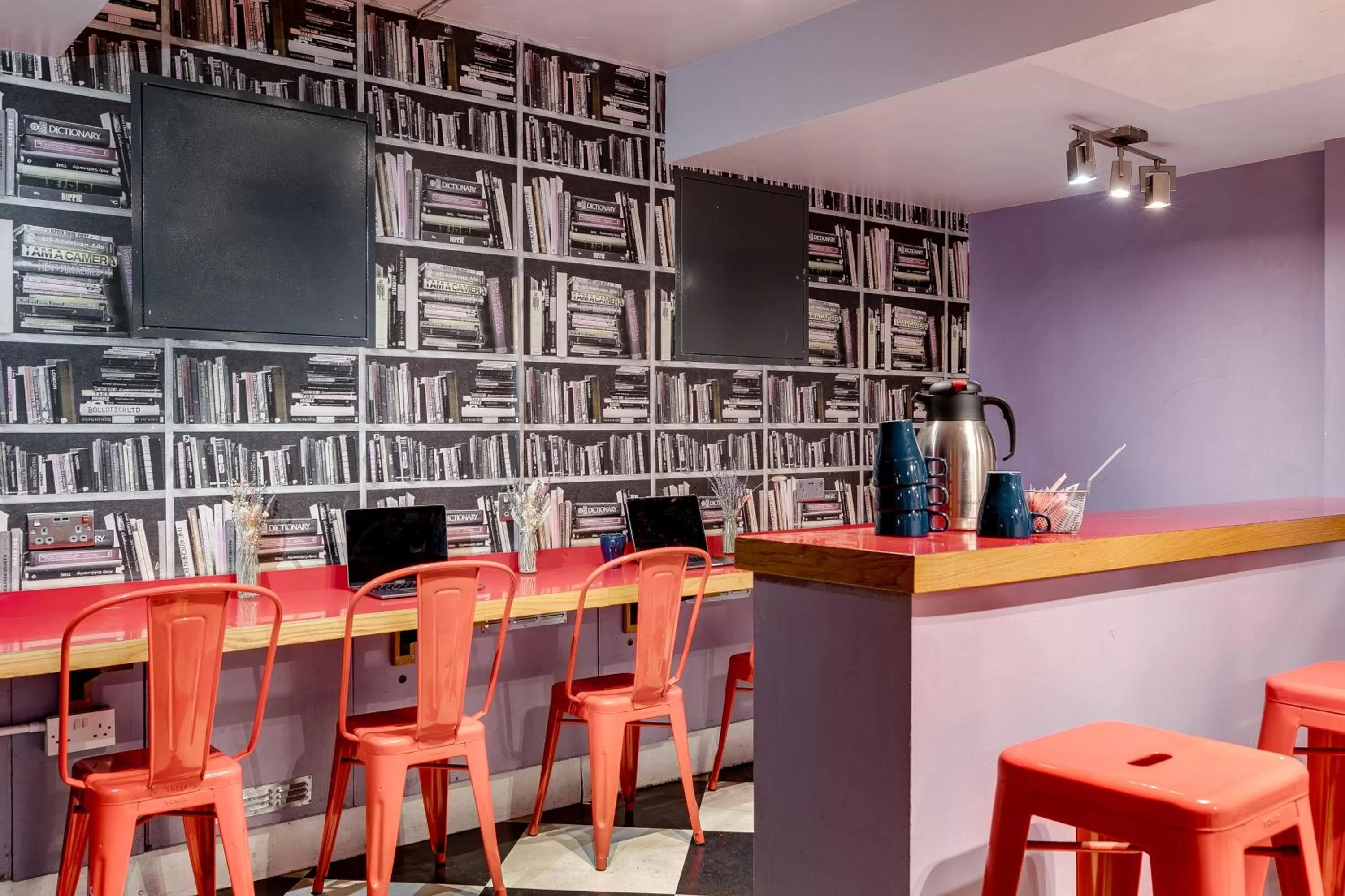 Seating area in Clink261 Hostel