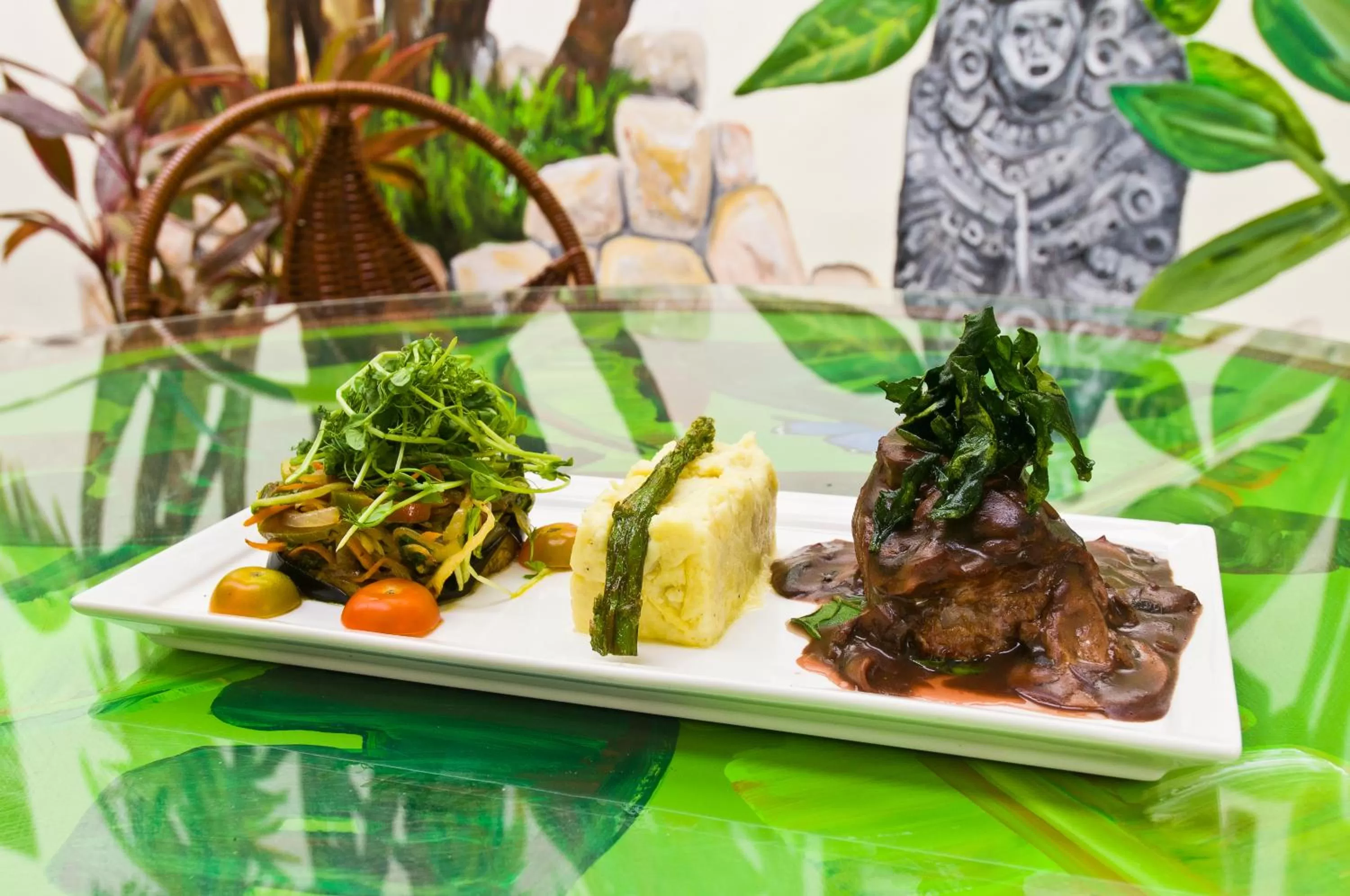 Food close-up in Adventure Inn