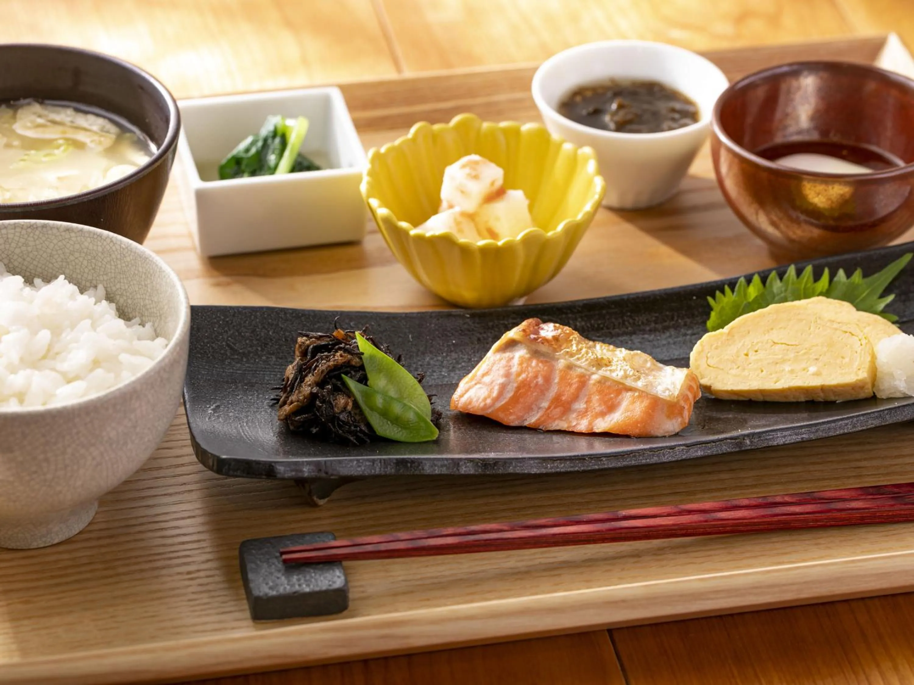 Food and drinks in Tokyu Stay Hida Takayama Musubinoyu