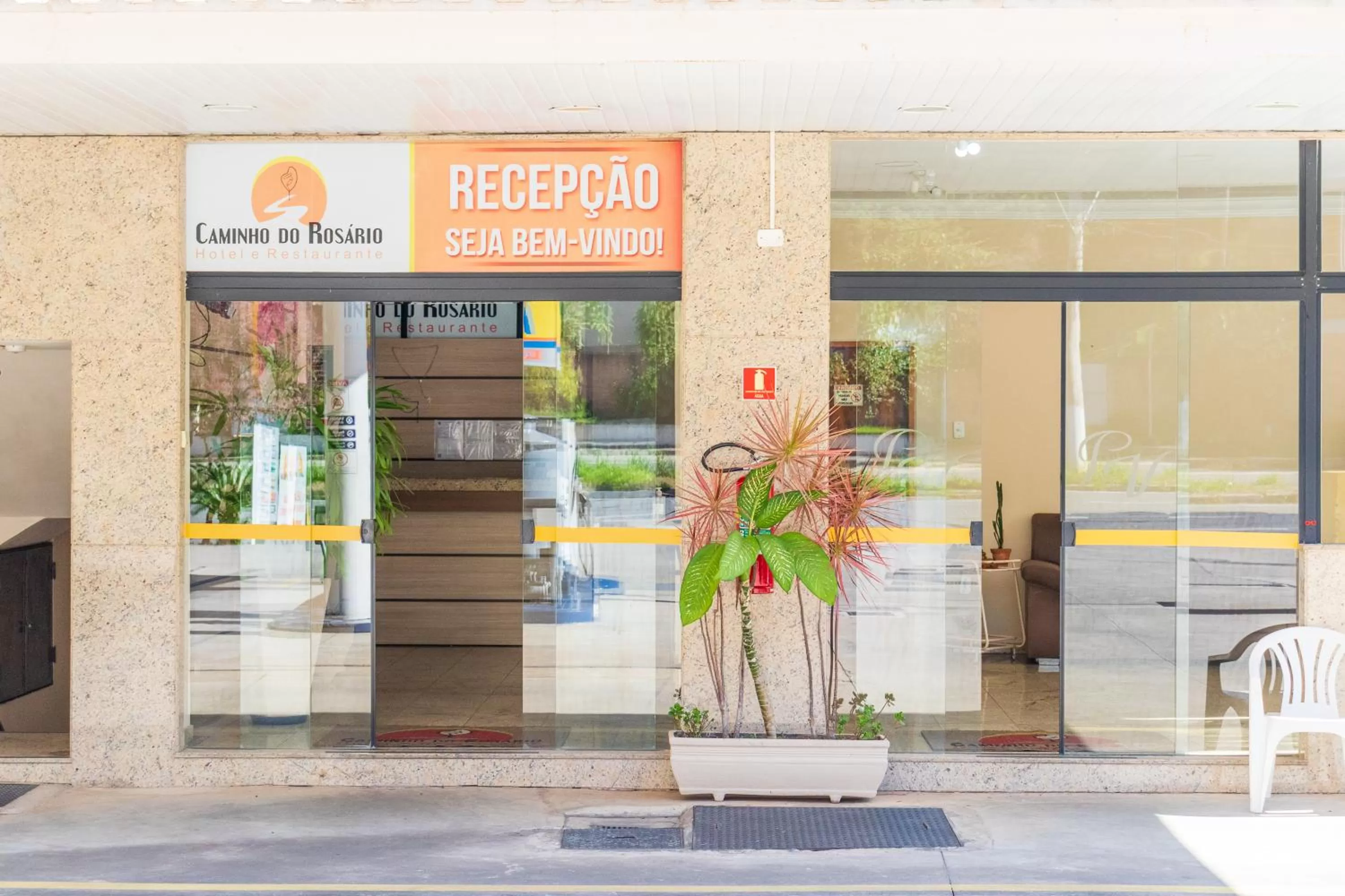 Lobby or reception in Hotel Caminho do Rosário