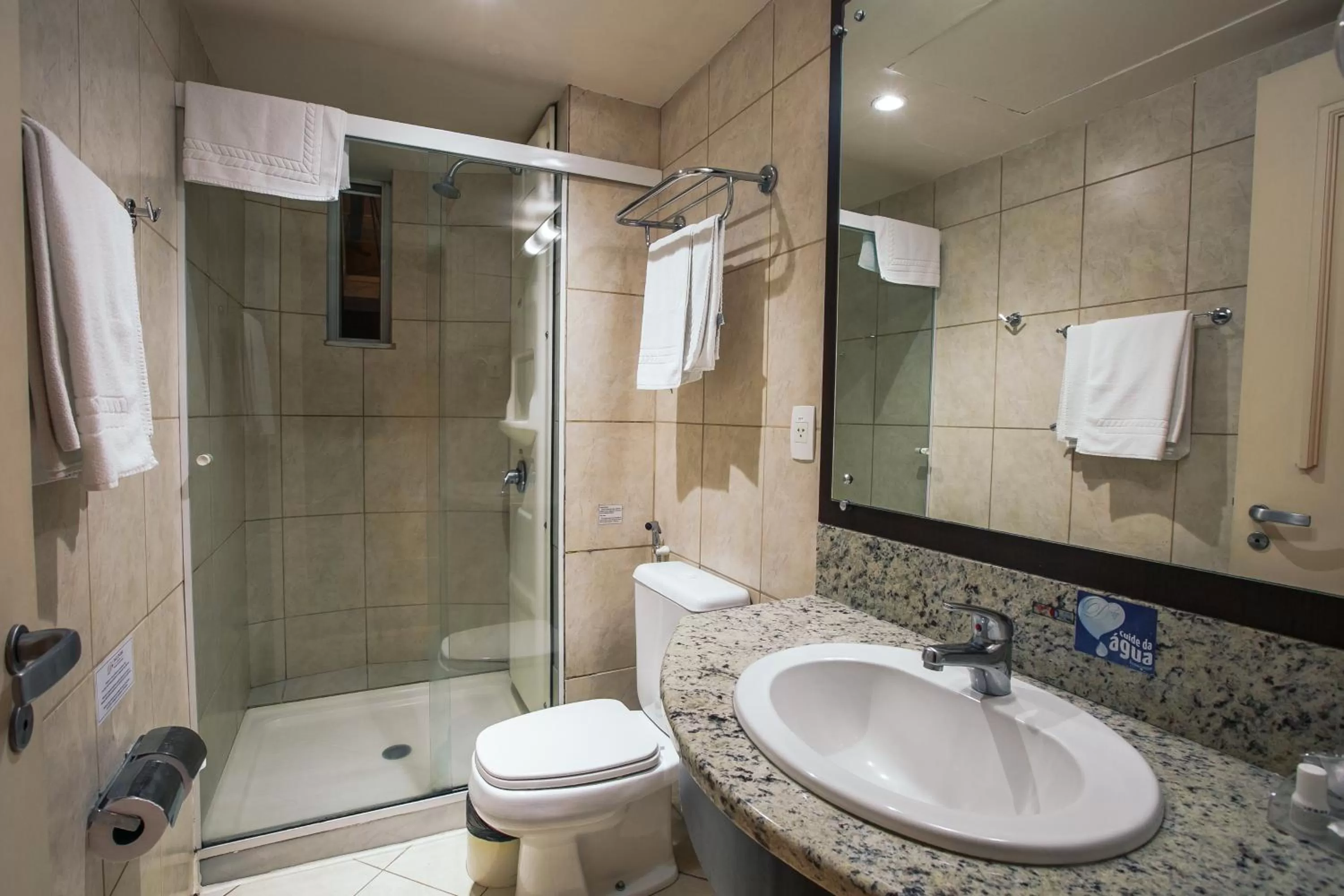 Bathroom in Dall’Onder Vittoria Hotel Bento Gonçalves