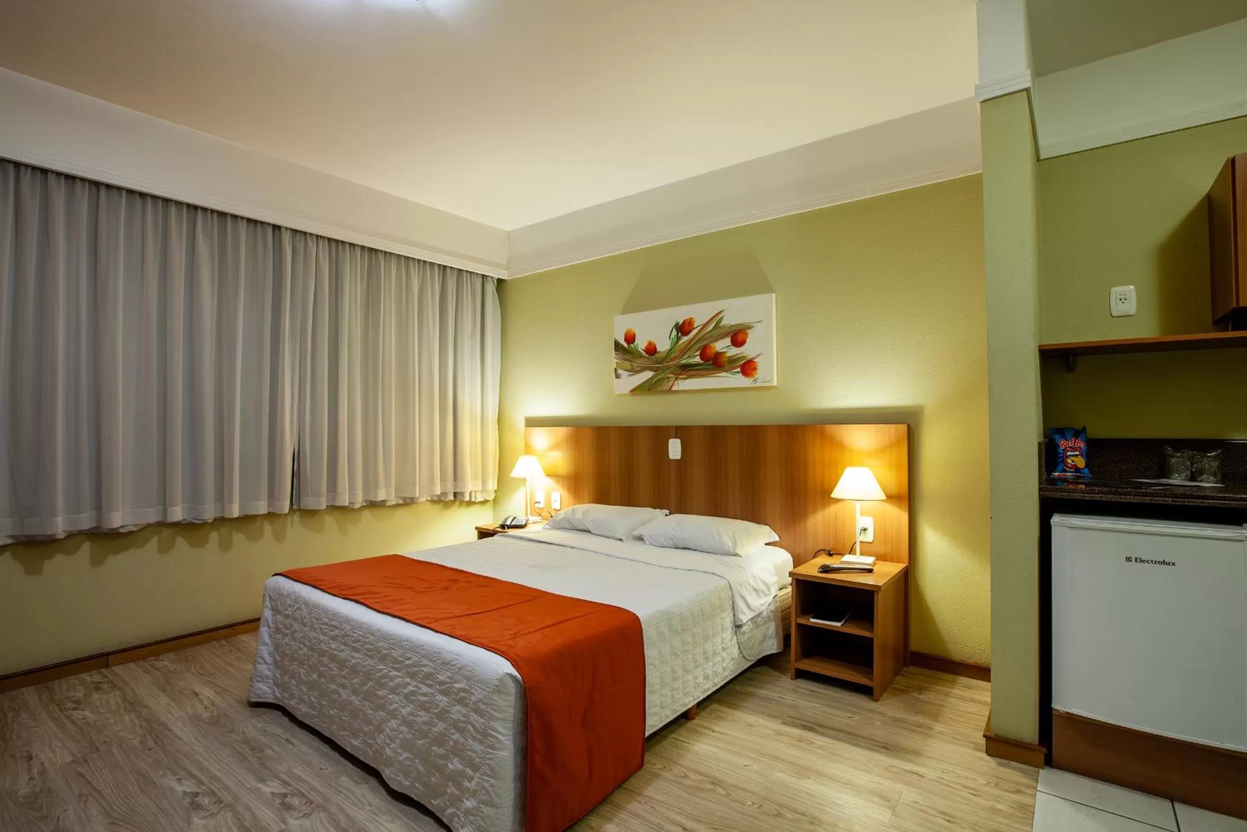 Bed in Tri Hotel Executive Caxias