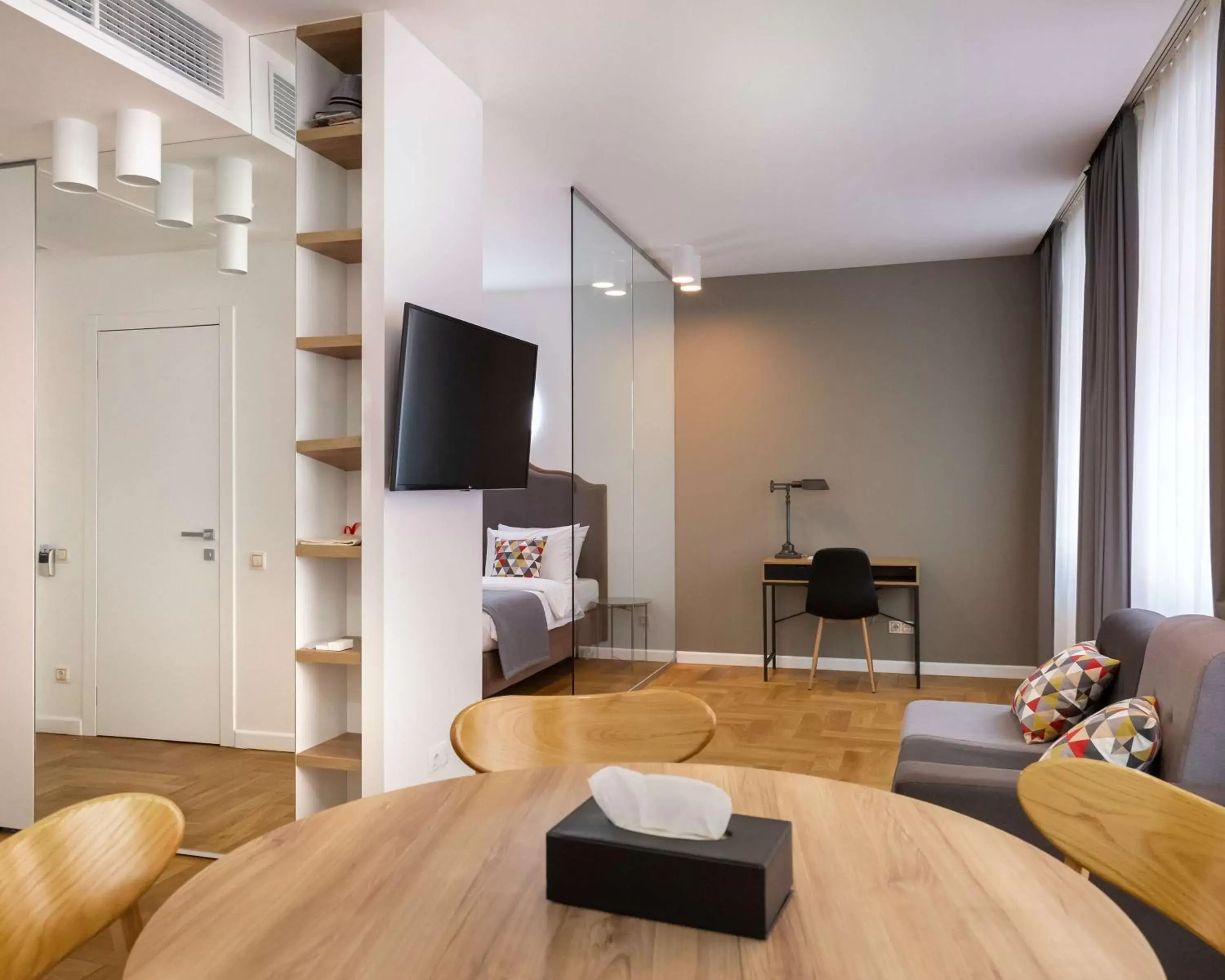 Studio Apartment with Queen Bed and City View in Best Western Plus Market Square Lviv Studio Apartment with Queen Bed and City View in Best Western Plus Market Square Lviv