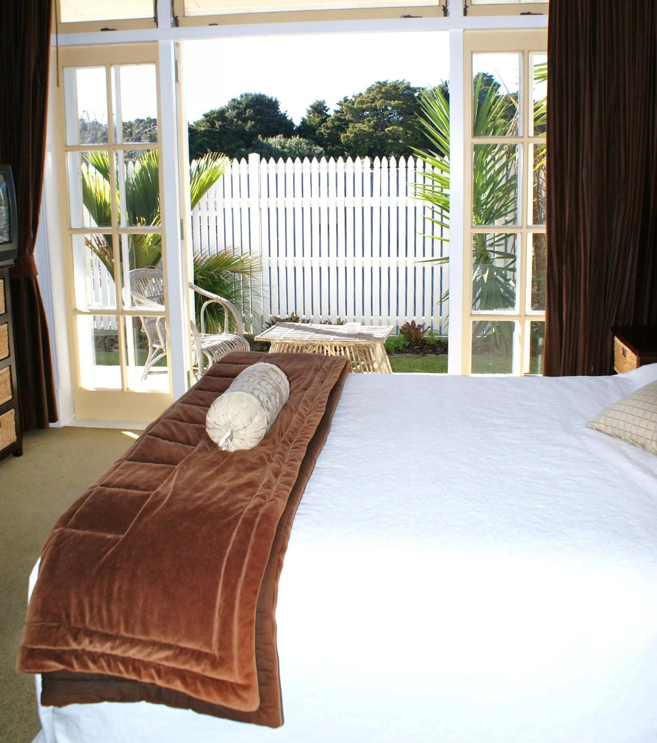 Bedroom, Bed in Warkworth Lodge