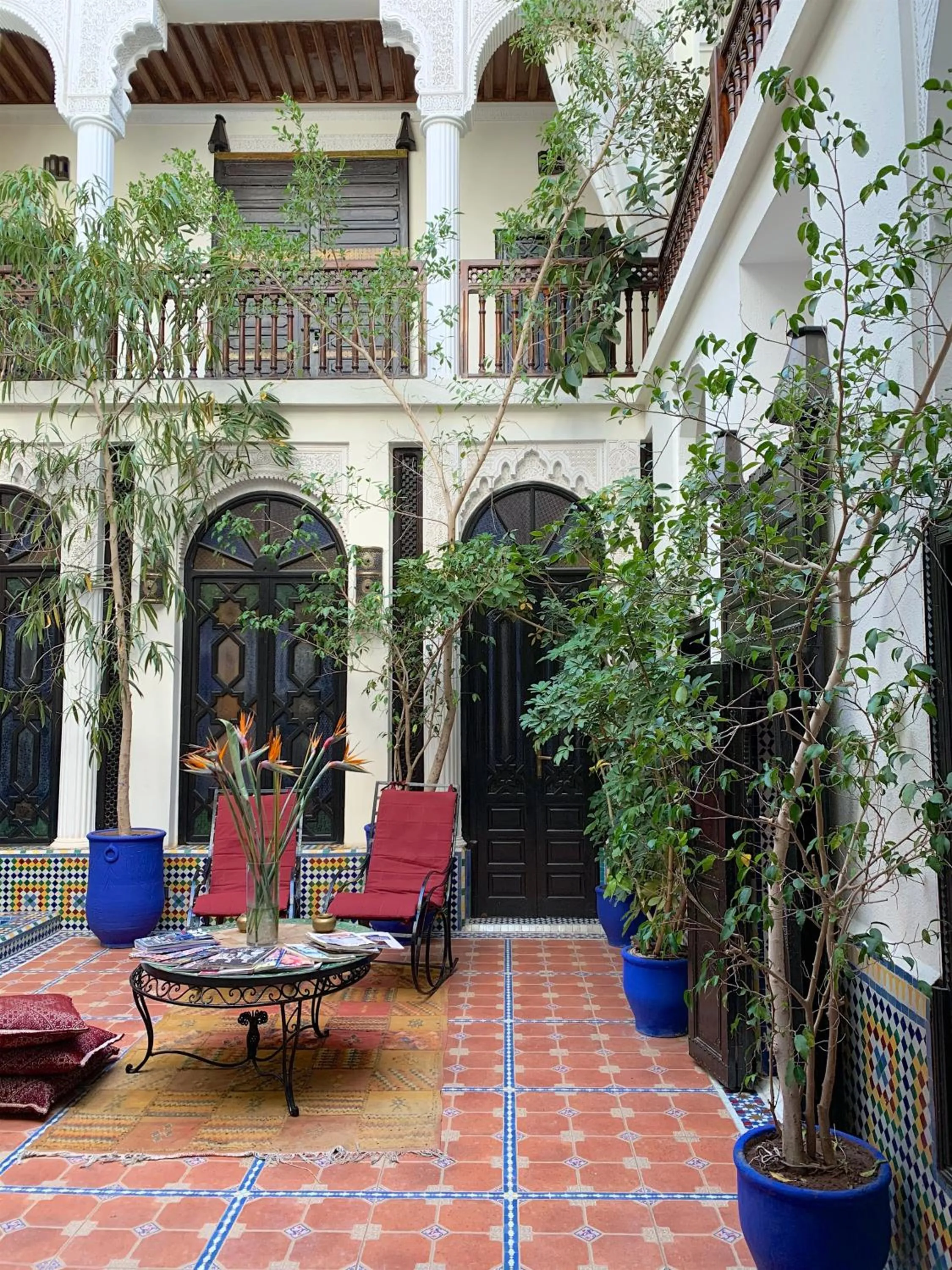 Patio in Riad 58 Blu