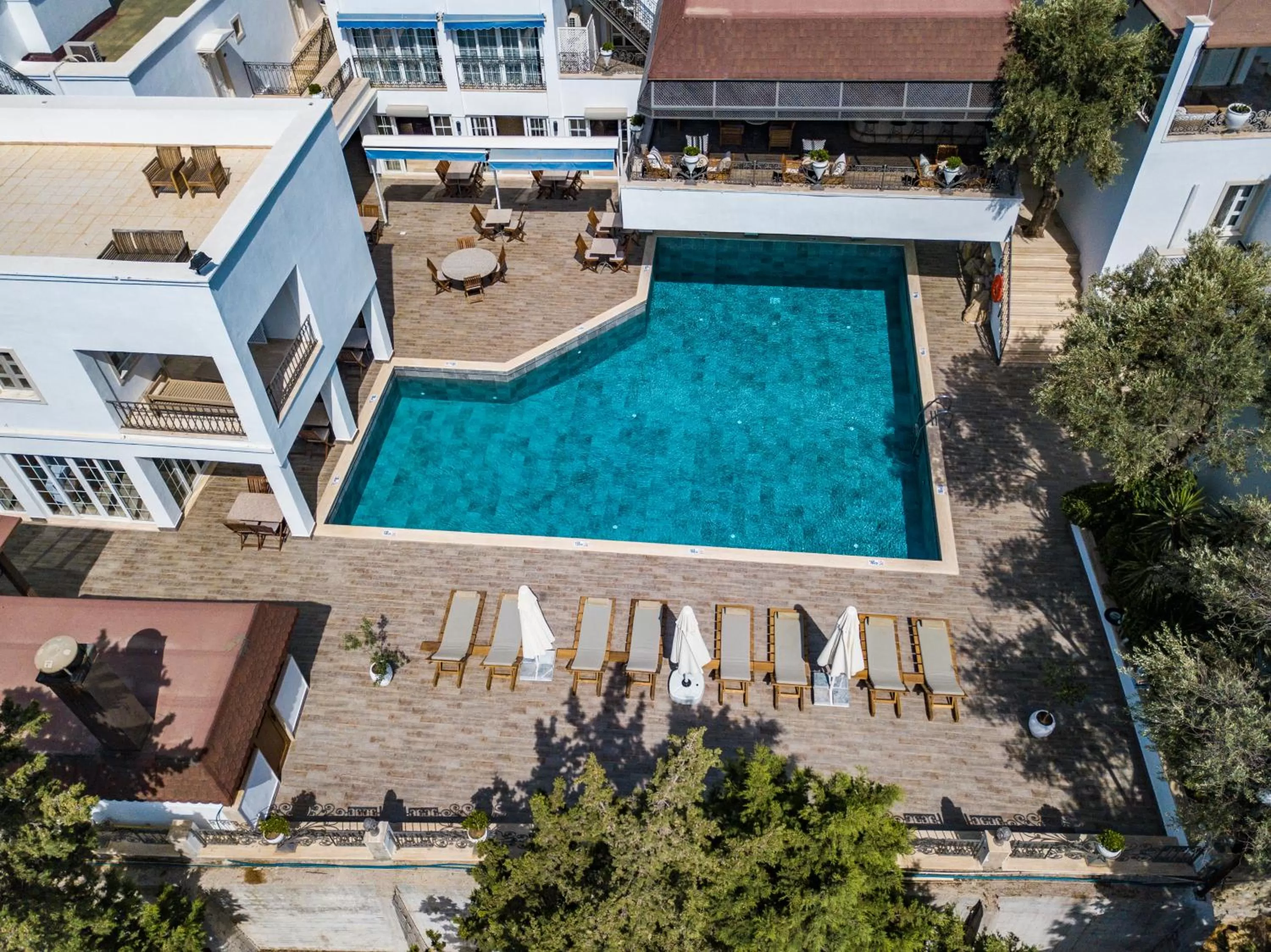 Pool view in Manzara Boutique Hotel - Adults Only