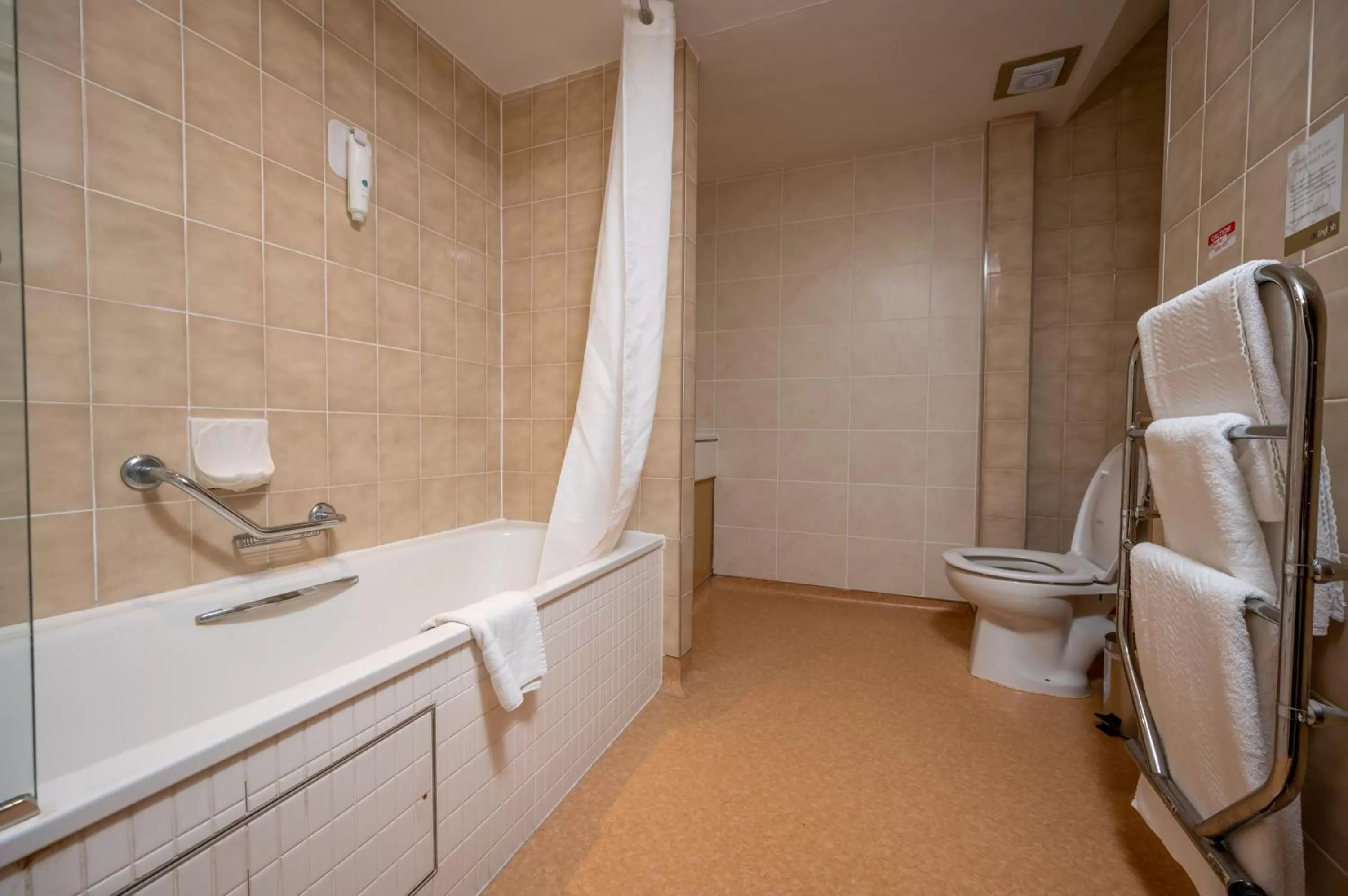 Bathroom in Castle and Ball by Greene King Inns