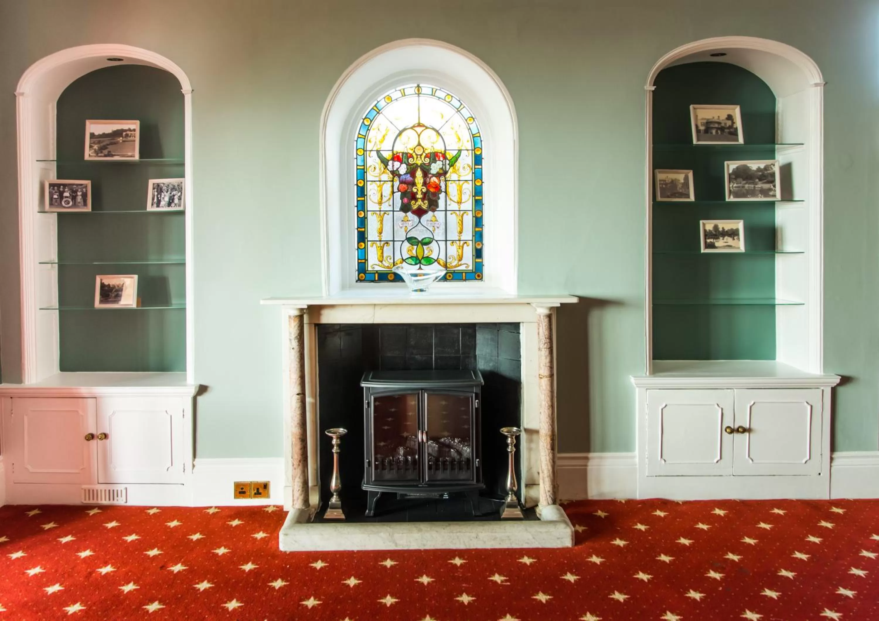 Decorative detail in Cliffden Hotel