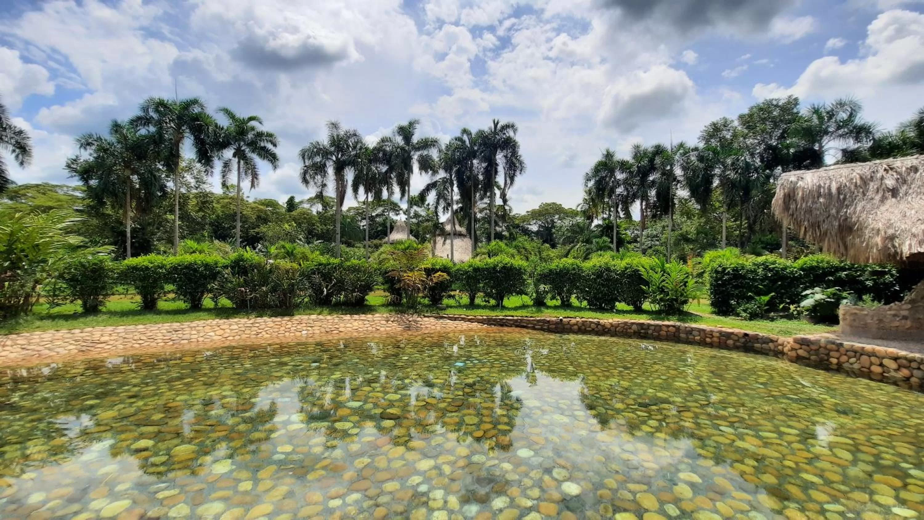 Swimming pool in Ecolodge Cosmogénesis