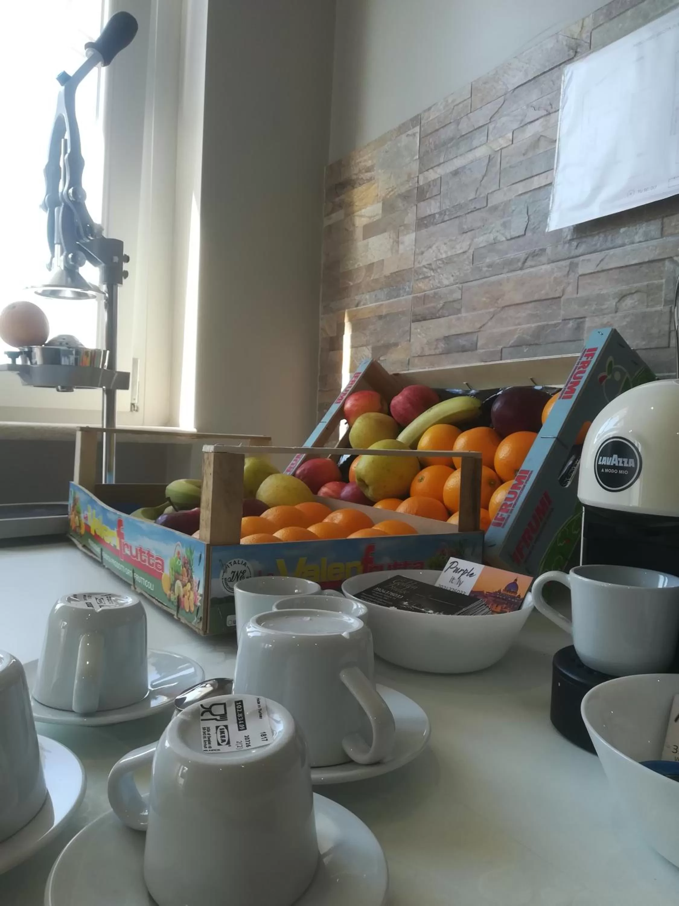 Italian breakfast in B&B Purple Italy