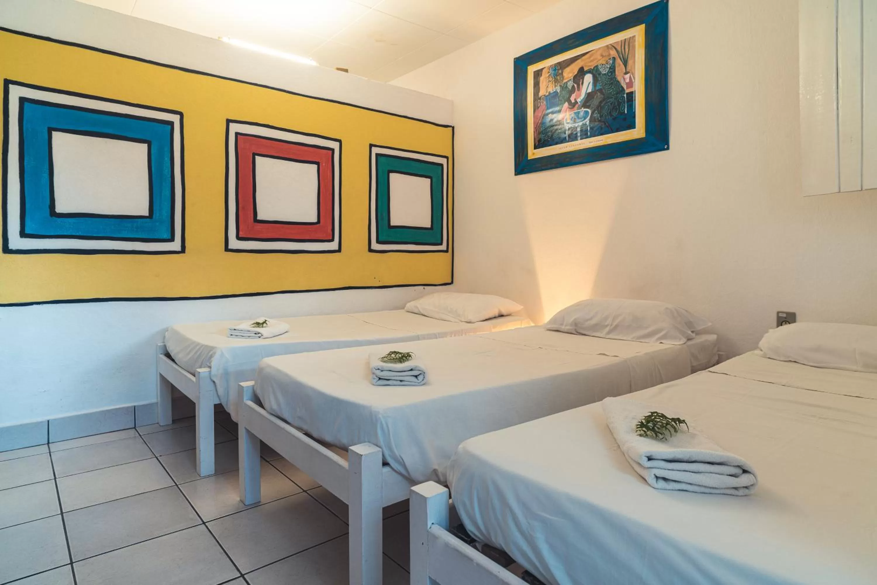 Bed in Pousada Cambará