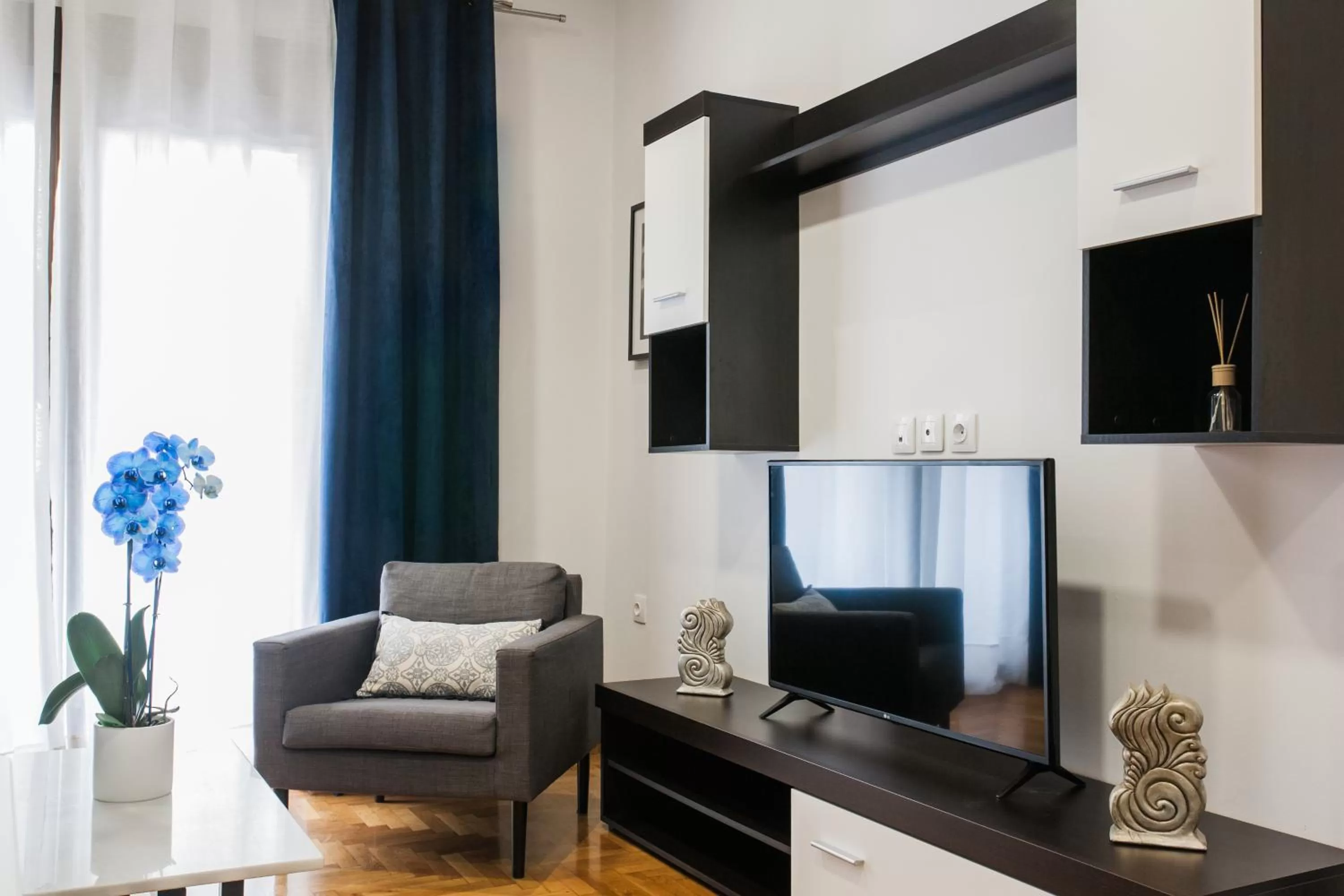 TV and multimedia in Nicholas Point Apartments and Rooms