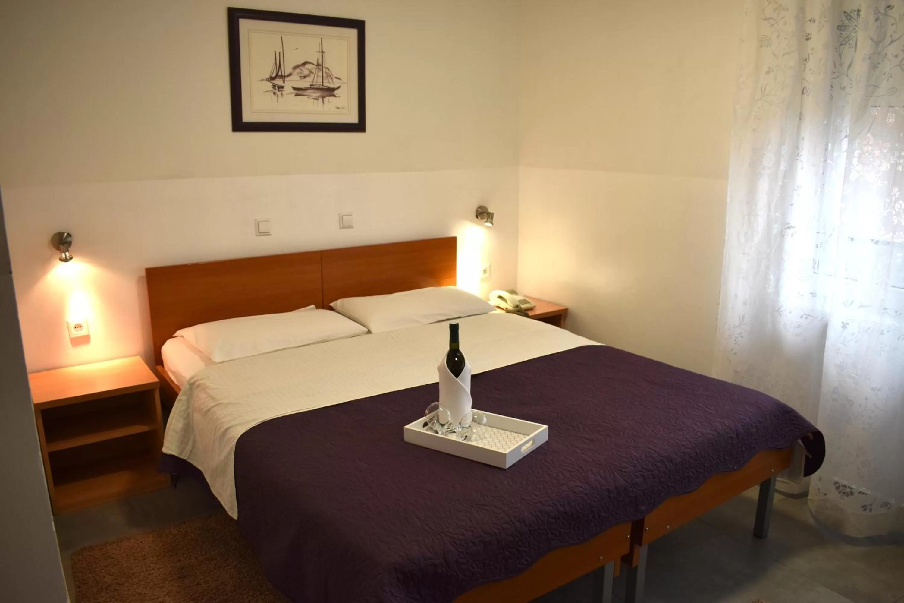 Bed in Hotel Fala Zagreb